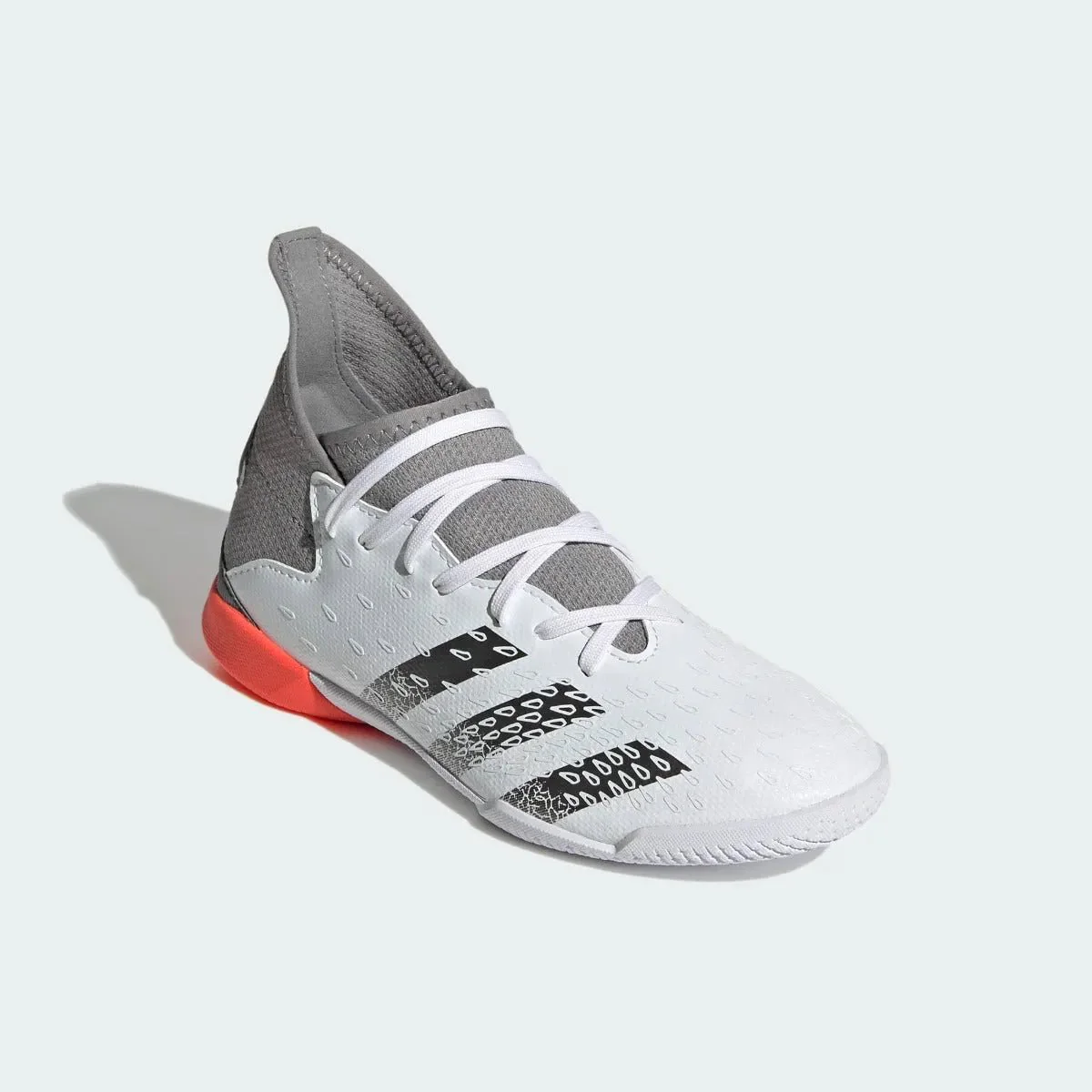Adidas Junior Predator Freak .3  IN - White-Iron Metallic - Image 3