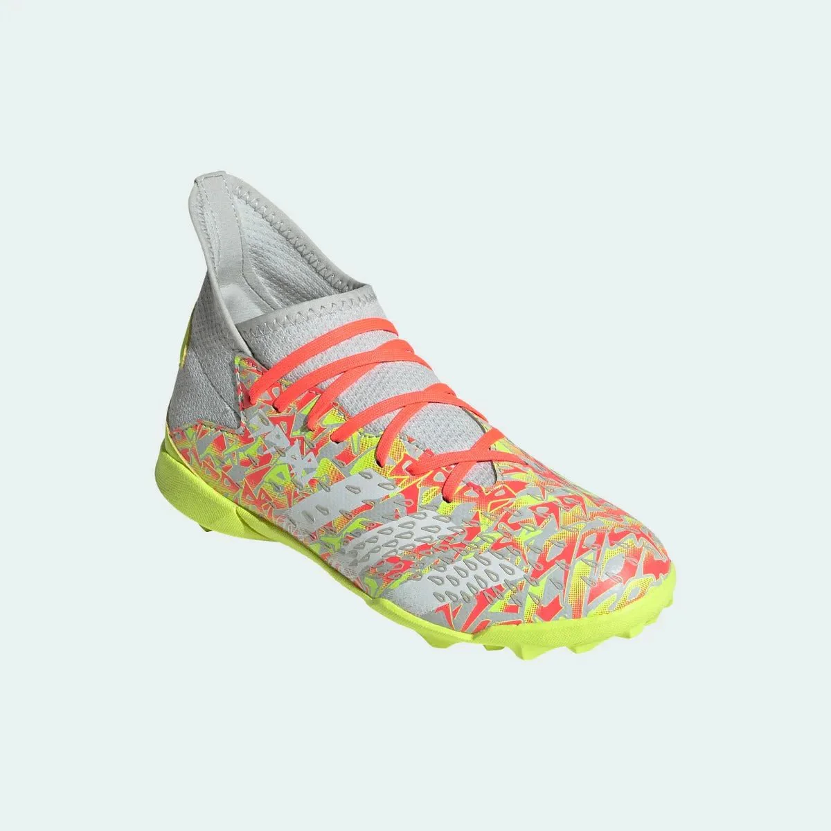 Adidas Junior Predator Freak .3 Tf - Clear Grey-Solar Yellow - Image 3