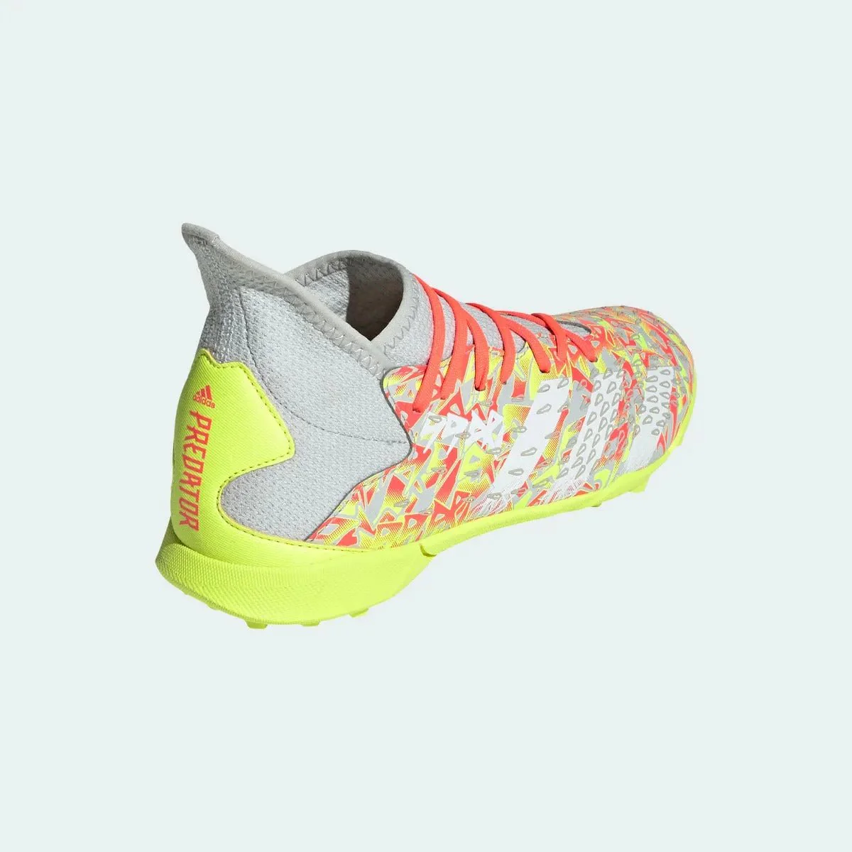 Adidas Junior Predator Freak .3 Tf - Clear Grey-Solar Yellow - Image 4