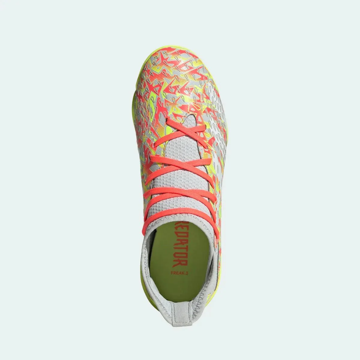 Adidas Junior Predator Freak .3 Tf - Clear Grey-Solar Yellow - Image 5