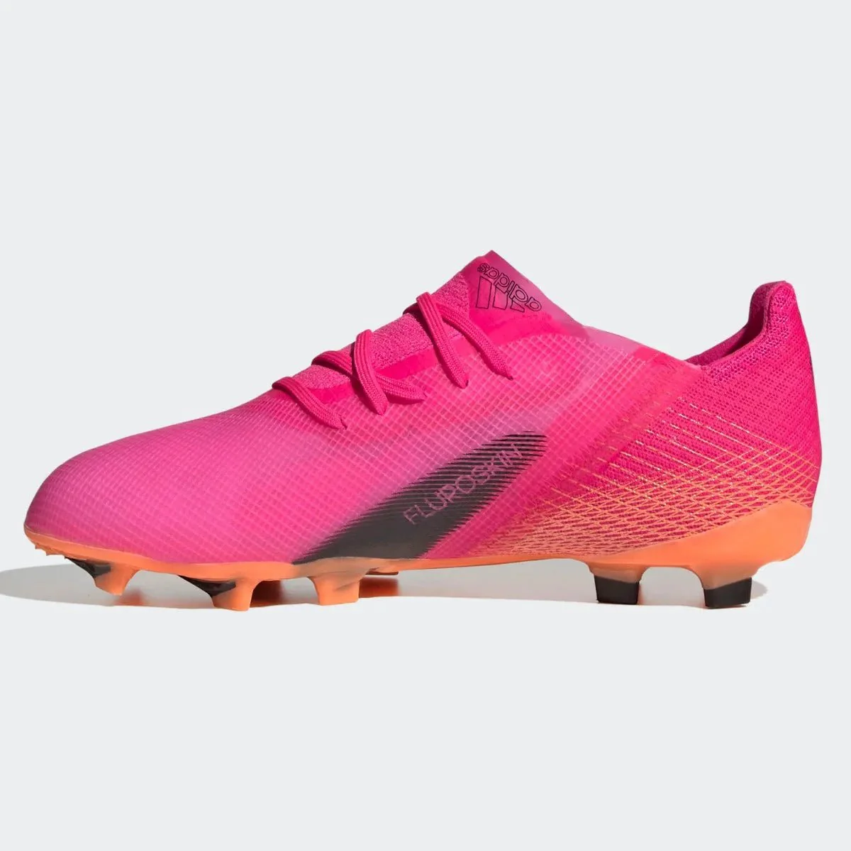 Adidas Junior X Ghosted .1 FG - Pink-Black-Orange - Image 2
