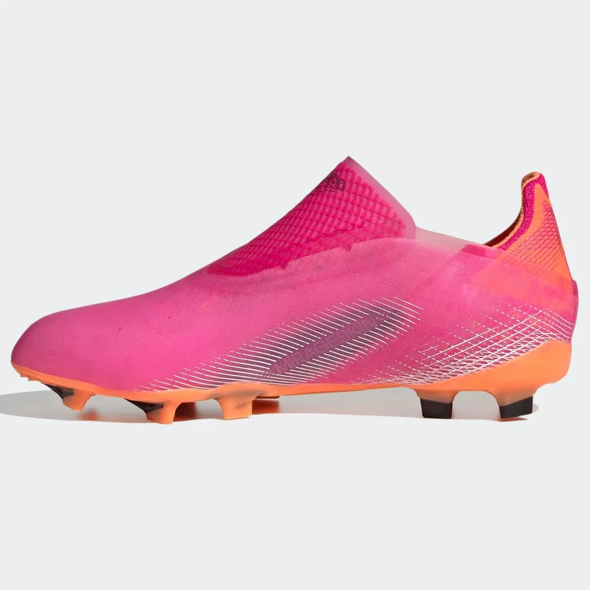 Adidas Junior X Ghosted + FG - Pink-Black-Orange - Image 2