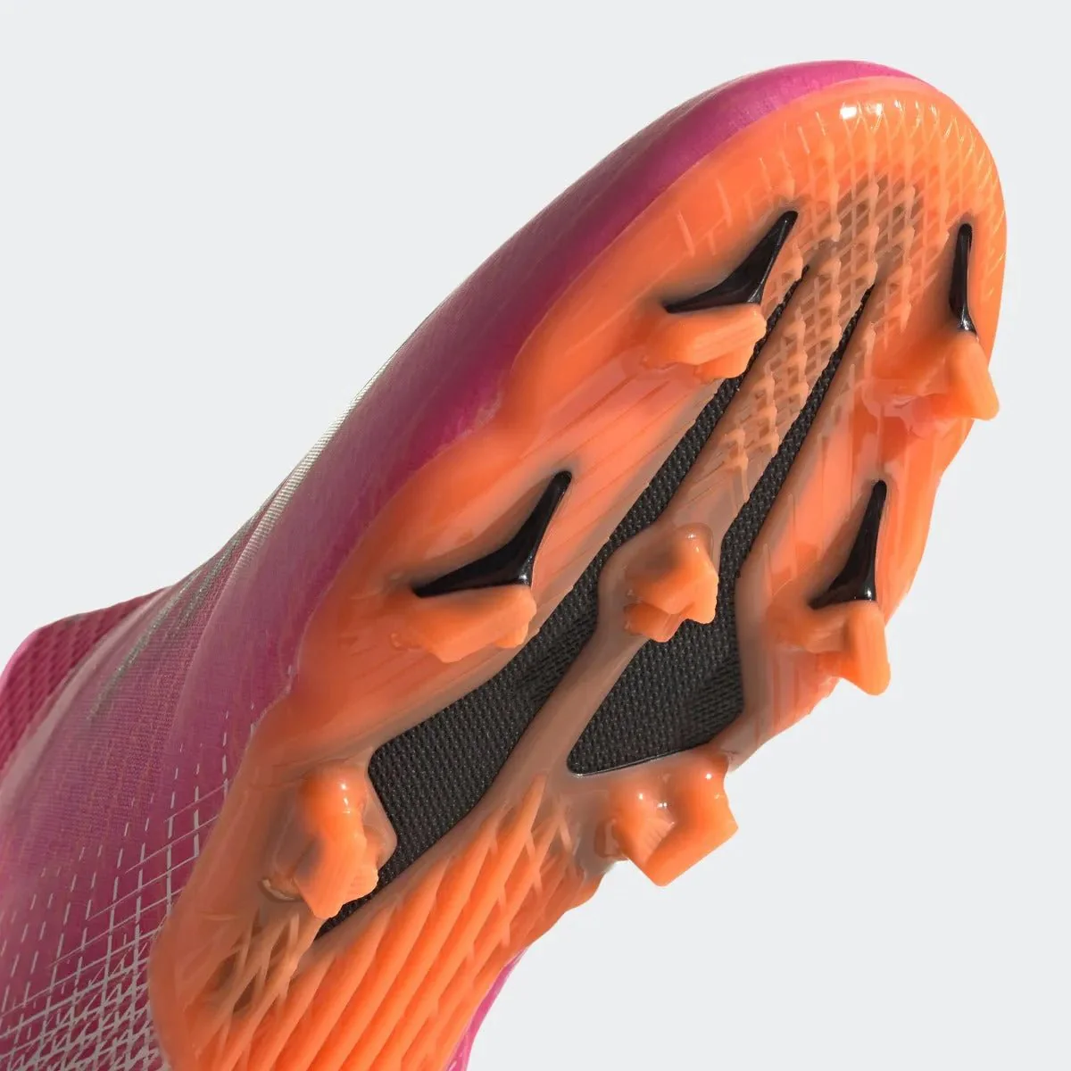 Adidas Junior X Ghosted + FG - Pink-Black-Orange - Image 8