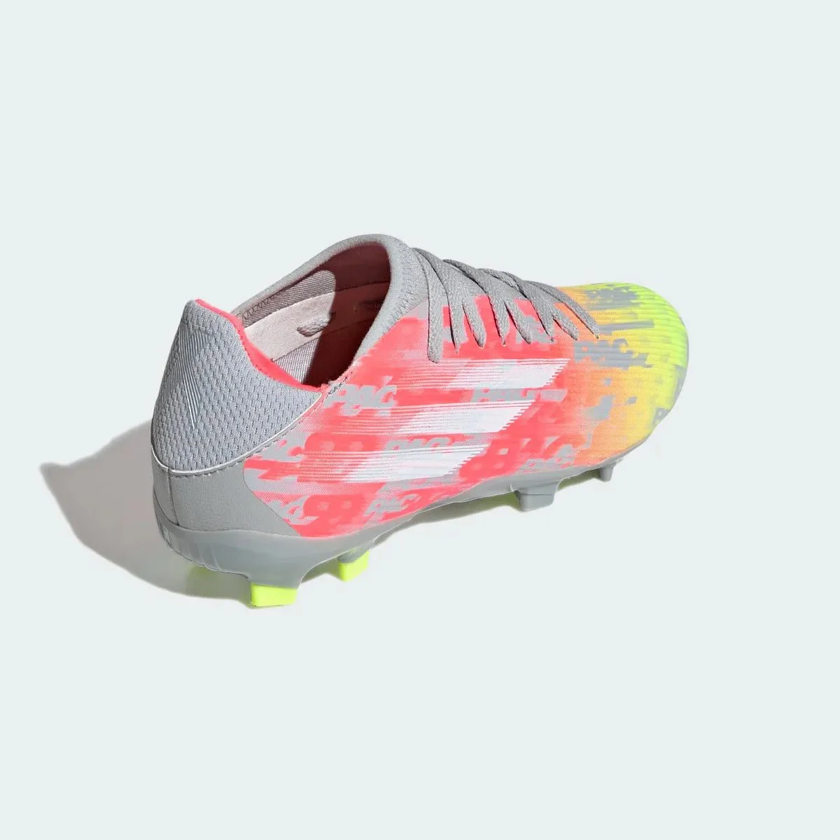 Adidas JR X Speedflow .3 FG - Clear Onix-White-Solar Yellow - Image 4