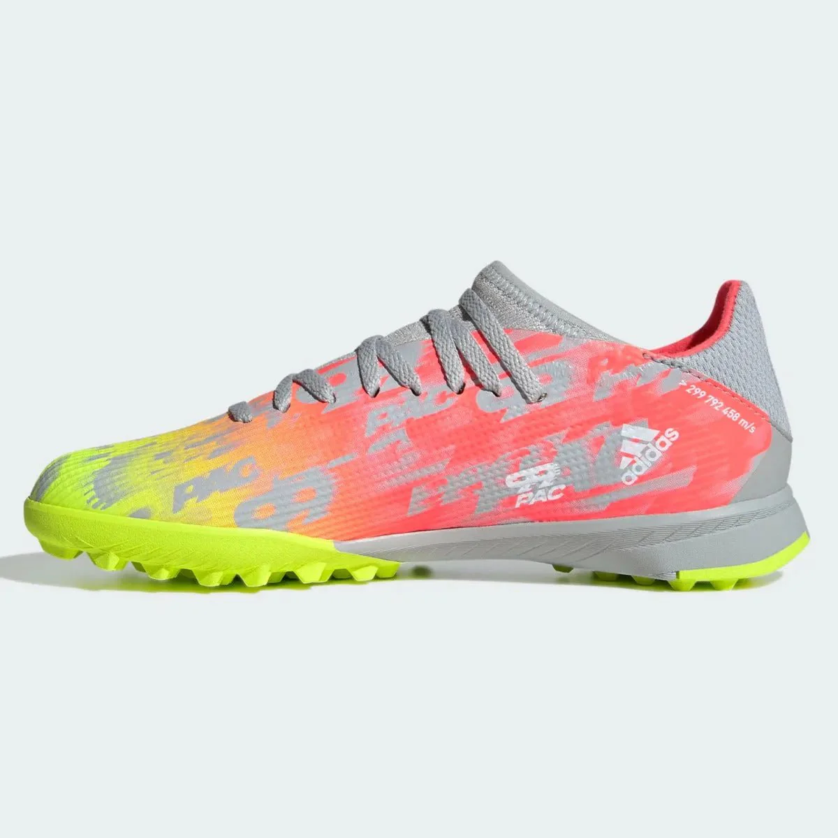 Adidas JR X Speedflow .3 TF - Clear Onix-White-Solar Yellow - Image 2