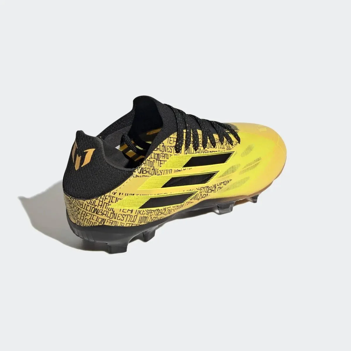 adidas Junior X Speedflow Messi  .1 FG - Solar Gold-Black - Image 4