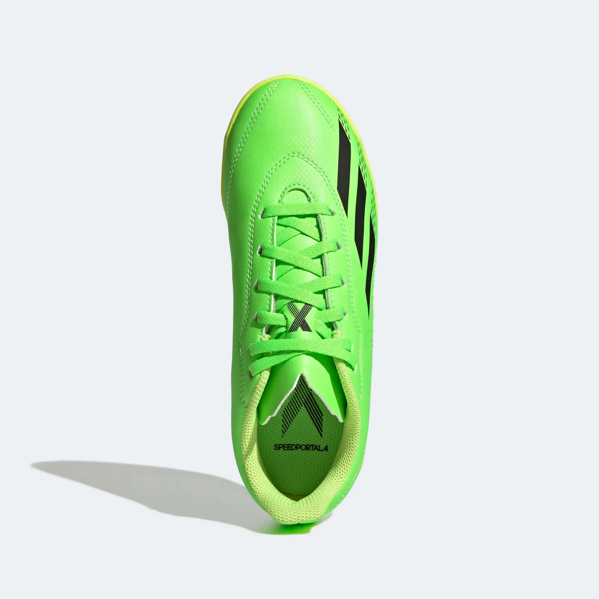 adidas Junior X SpeedPortal .4 Indoor - Green-Black - Image 5