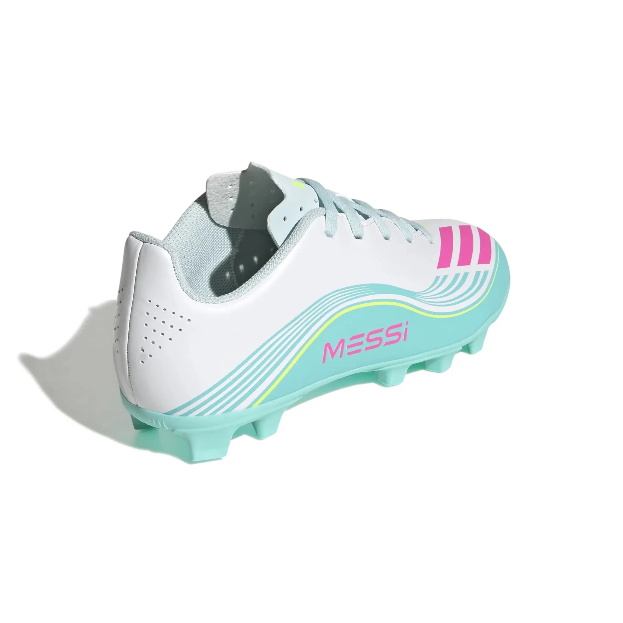 adidas Kids F50 Messi Club Firm/Multi Ground Soccer Cleats - Messi Aurora Radiante Pack (SP26) - Image 4