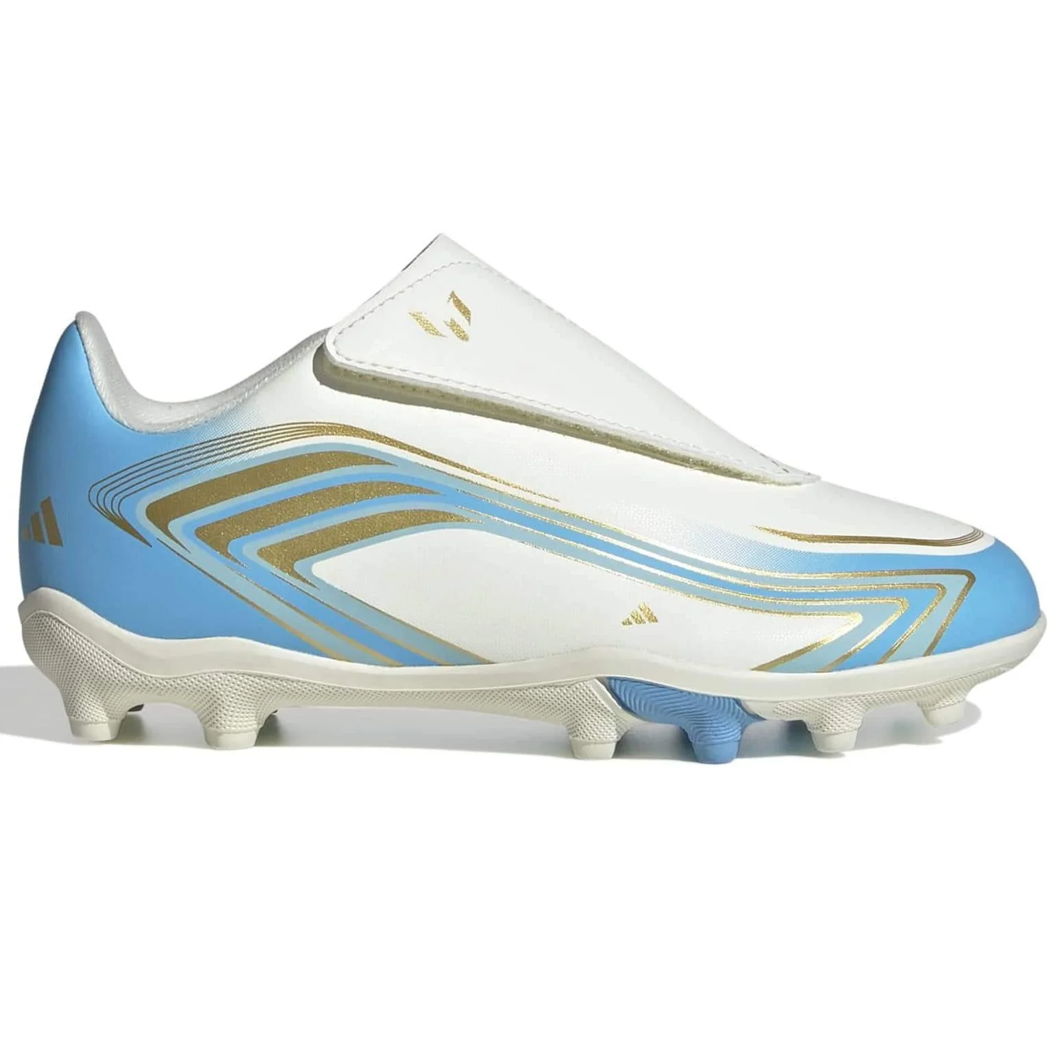 adidas Kids' F50 Messi Club Velcro Firm/Multi Ground Soccer Cleats - El Ultimo Tango Pack (SP26)