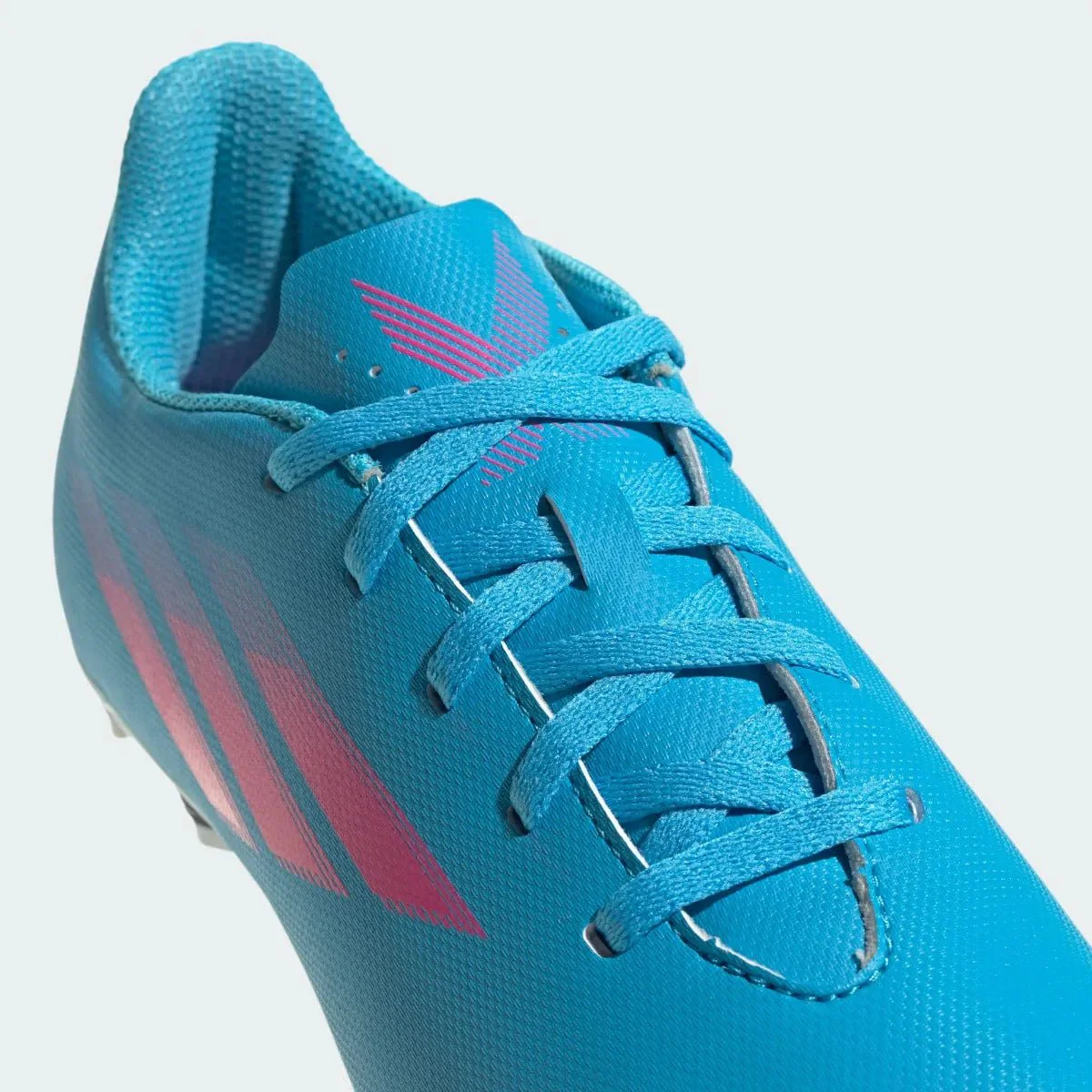 Adidas Kids X Speedflow .4 FxG - Sky Rush-Shock Pink - Image 7