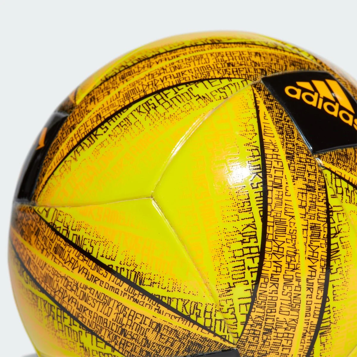 adidas Messi Mini Ball - Solar Gold-Yellow-Black - Image 3