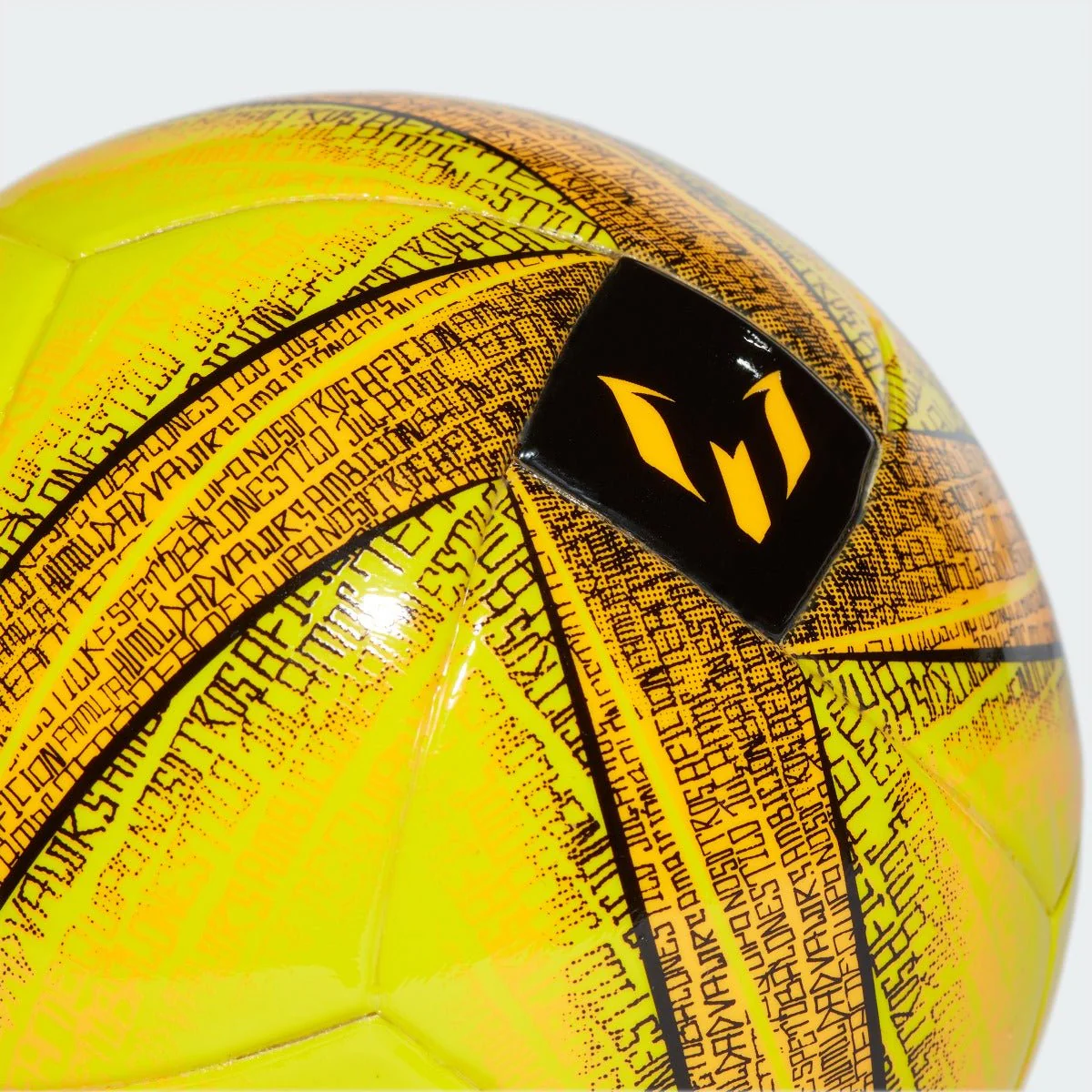adidas Messi Mini Ball - Solar Gold-Yellow-Black - Image 4