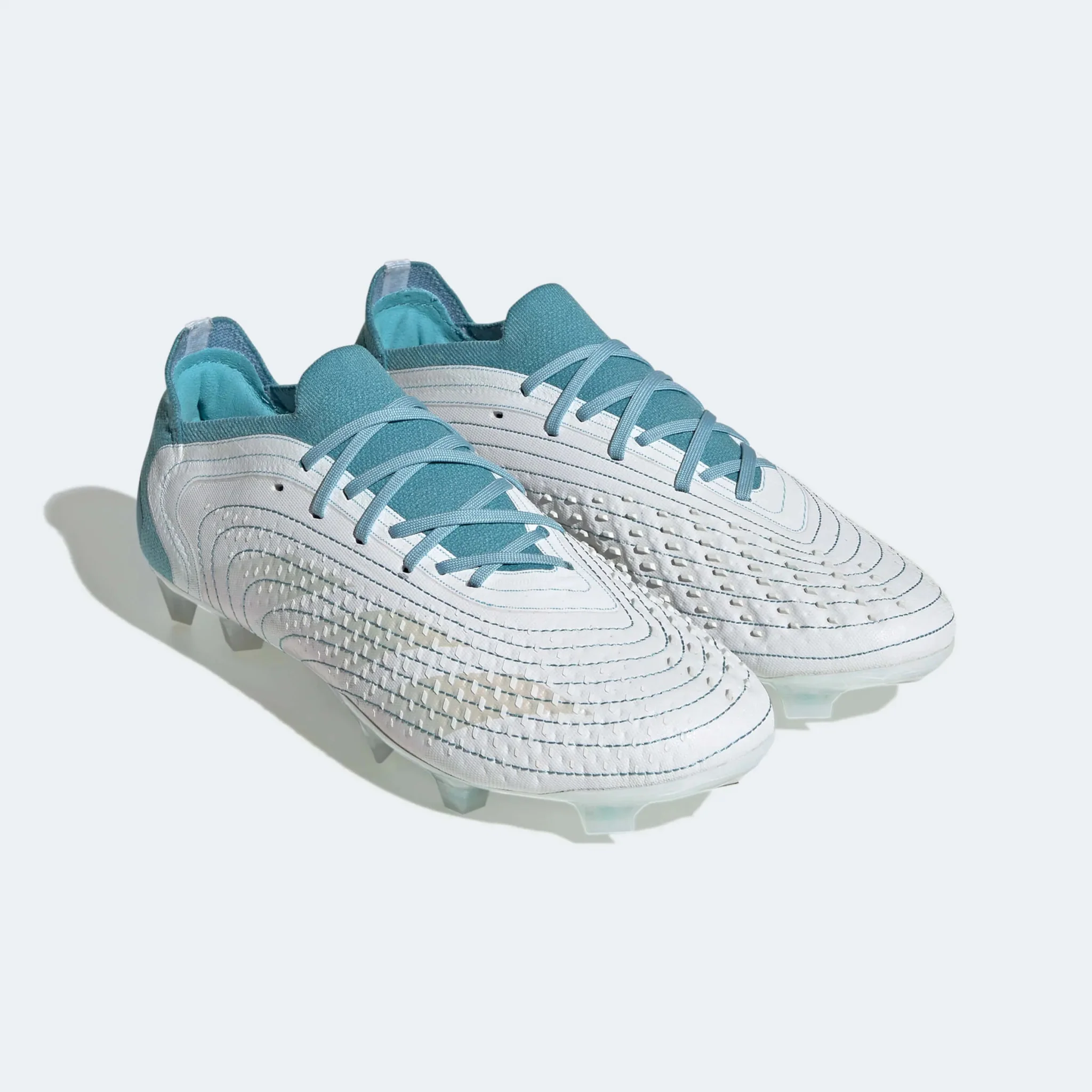 adidas Predator Accuracy .1 Low FG - White-Grey-Blue Parley Pack (SP23) - Image 3