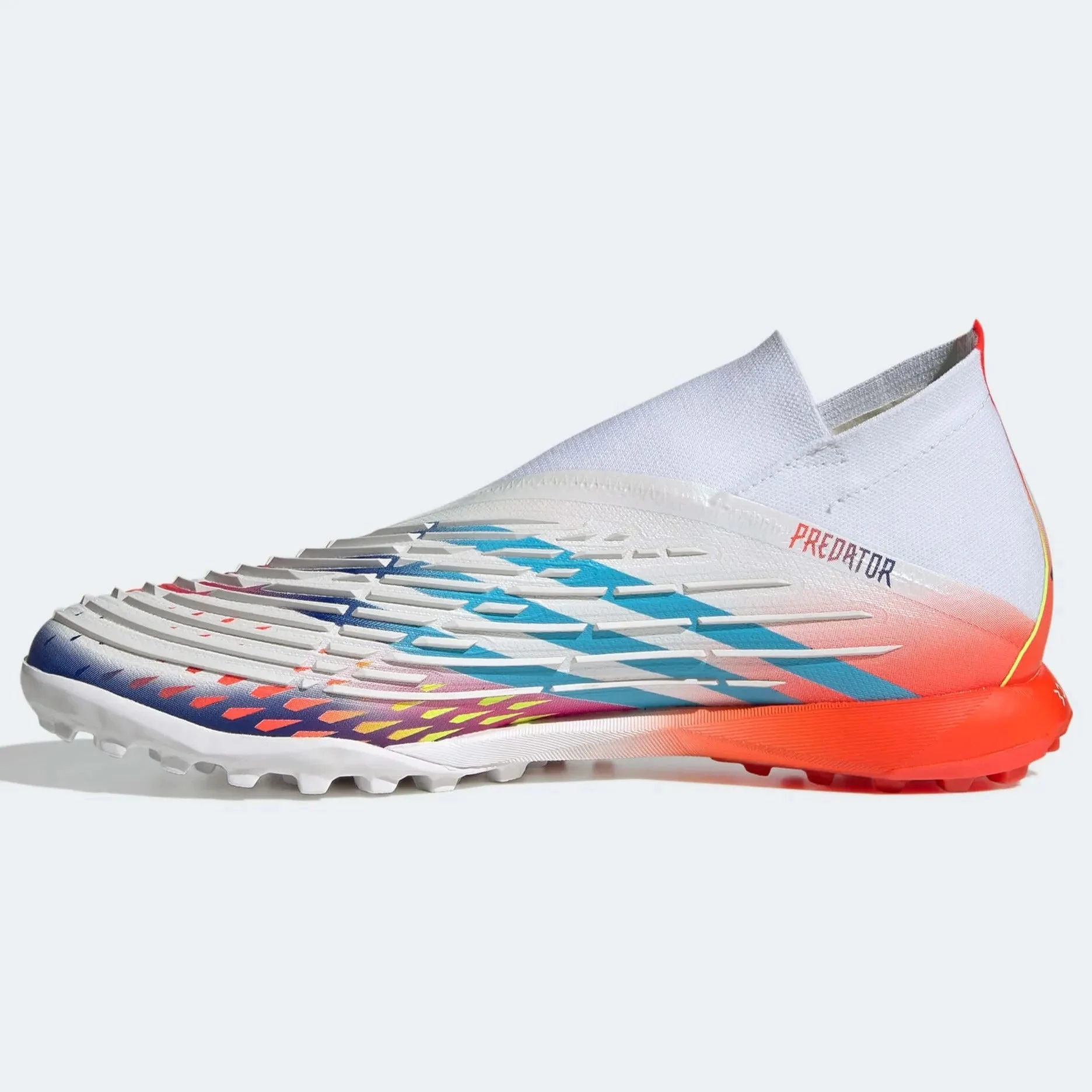 adidas Predator Edge.1 Turf - White-Yellow-Blue - Image 2