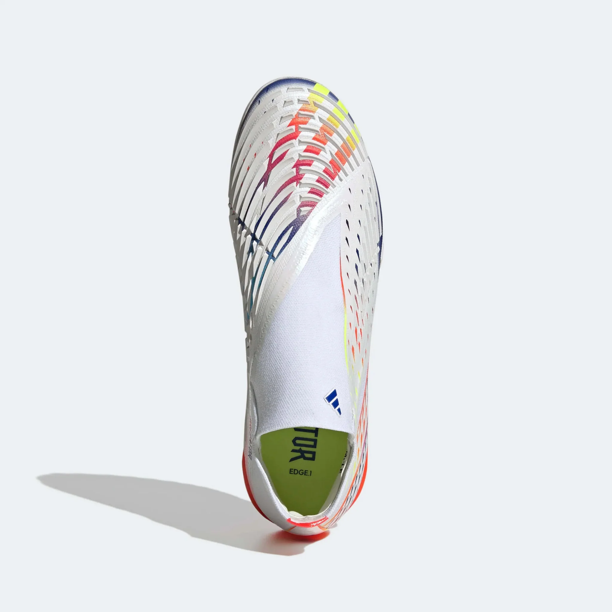 adidas Predator Edge.1 Turf - White-Yellow-Blue - Image 5