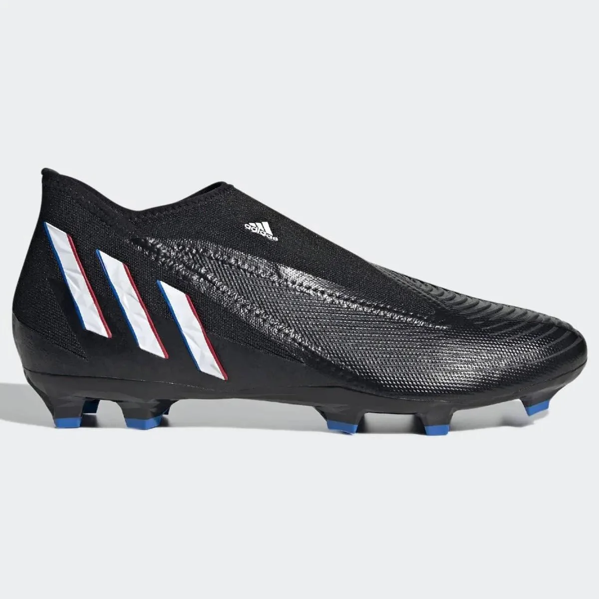 adidas Predator Edge .3 Laceless FG - Black-White