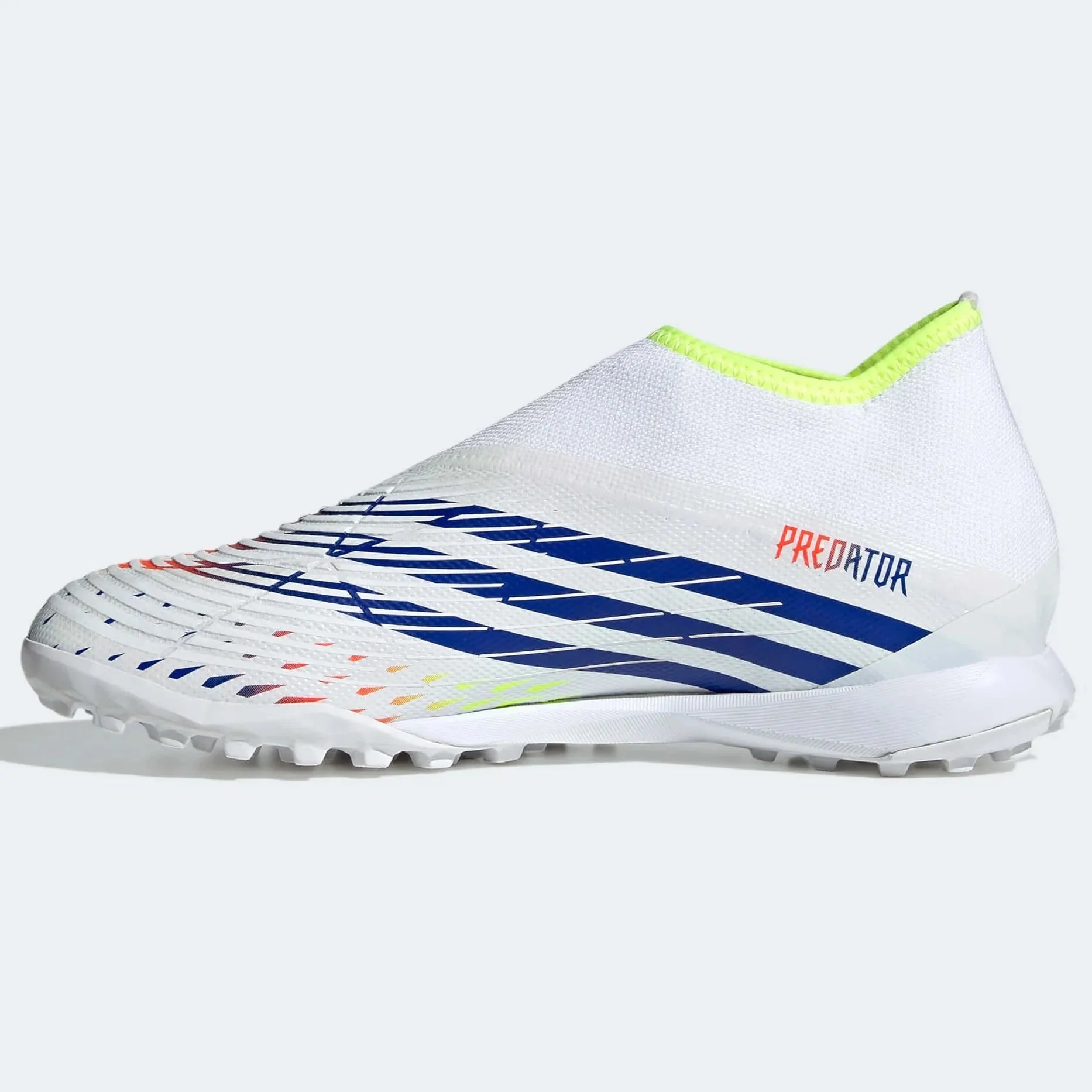 adidas Predator Edge.3 LL Turf - White-Yellow-Blue - Image 2