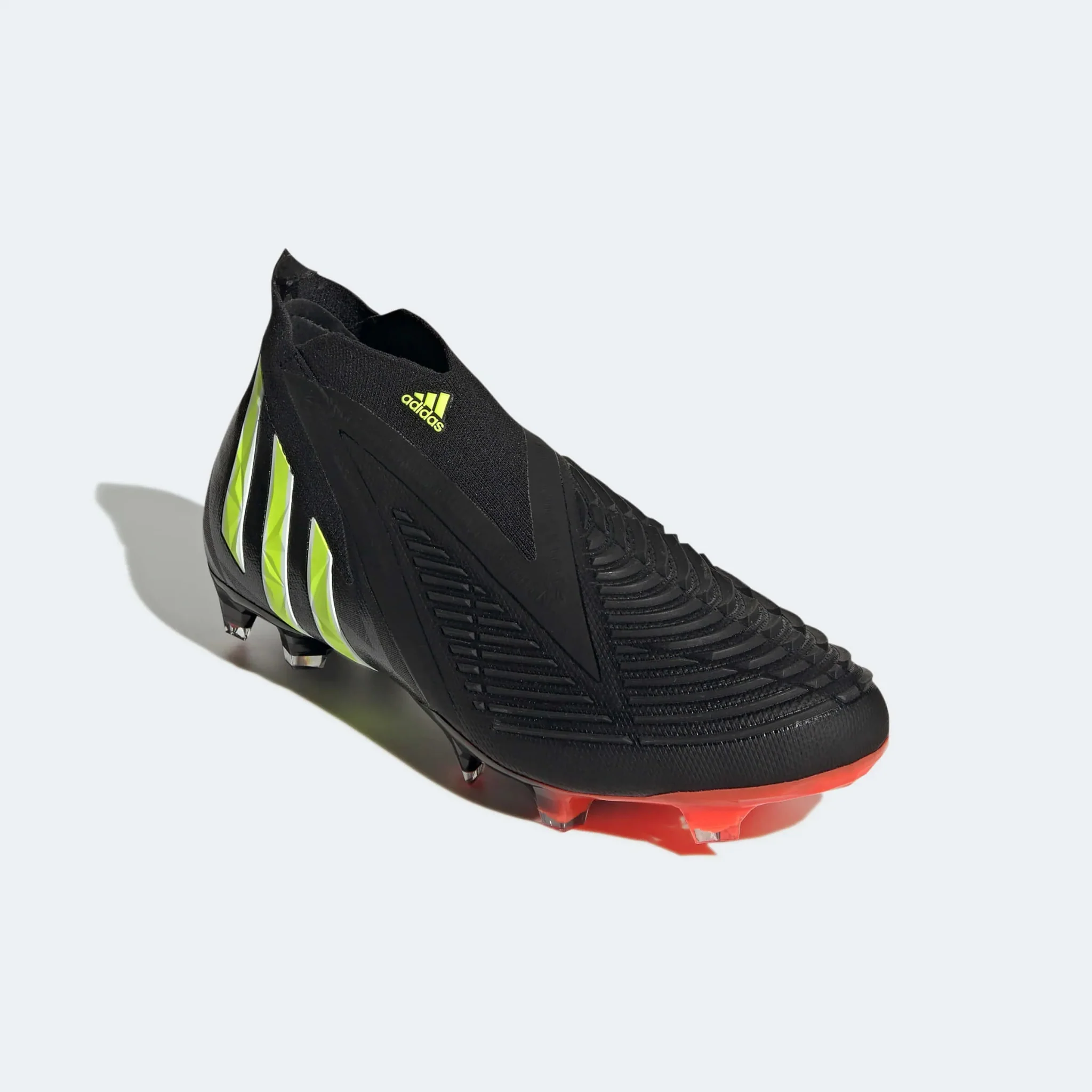 adidas Predator Edge + FG - Black-Solar Yellow - Image 3