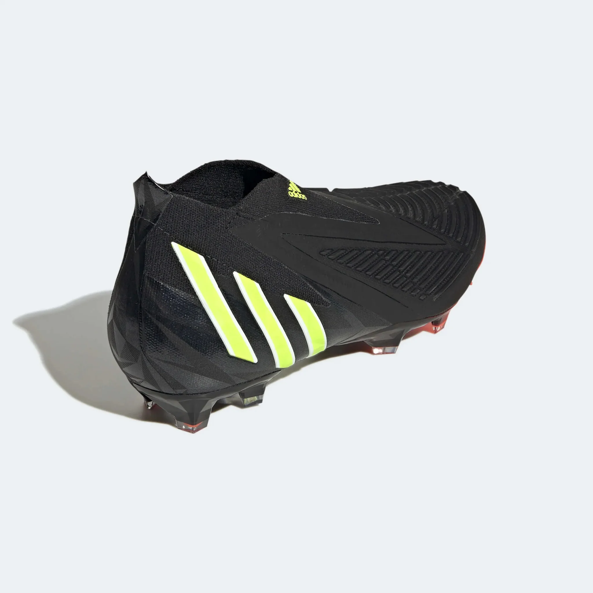 adidas Predator Edge + FG - Black-Solar Yellow - Image 4