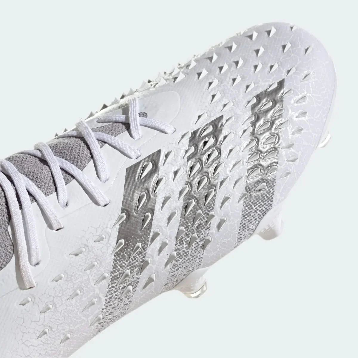 Adidas Predator Freak .1 FG - White-Grey-Solar Red - Image 7