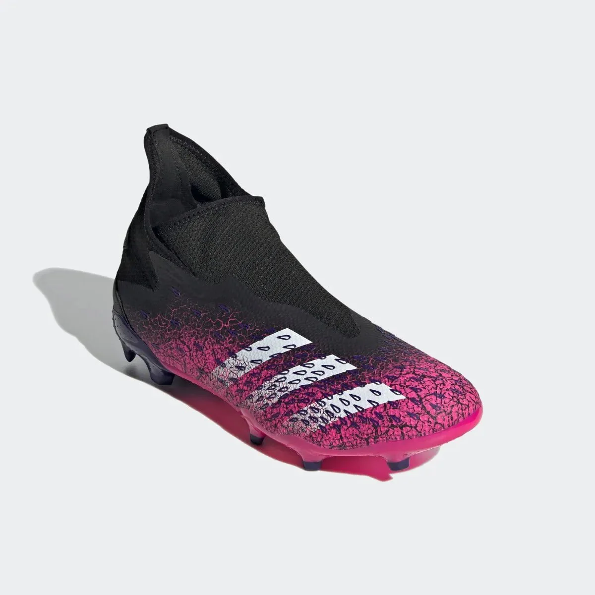 Adidas Predator Freak .3 Laceless FG - Black-Pink-Purple - Image 3