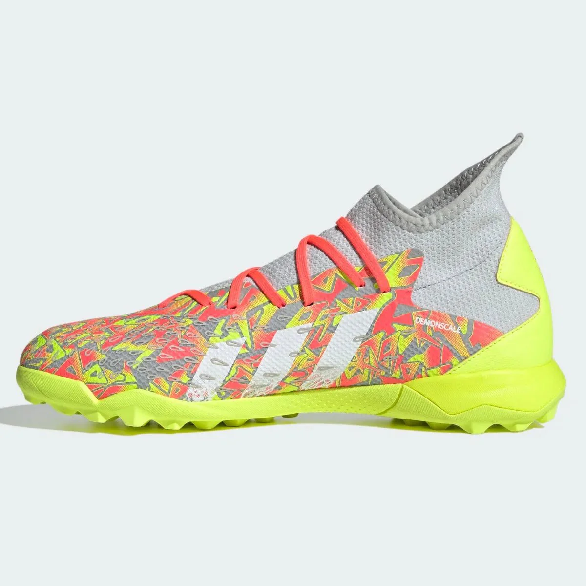 Adidas Predator Freak .3 TF - Clear Grey-Solar Yellow - Image 2