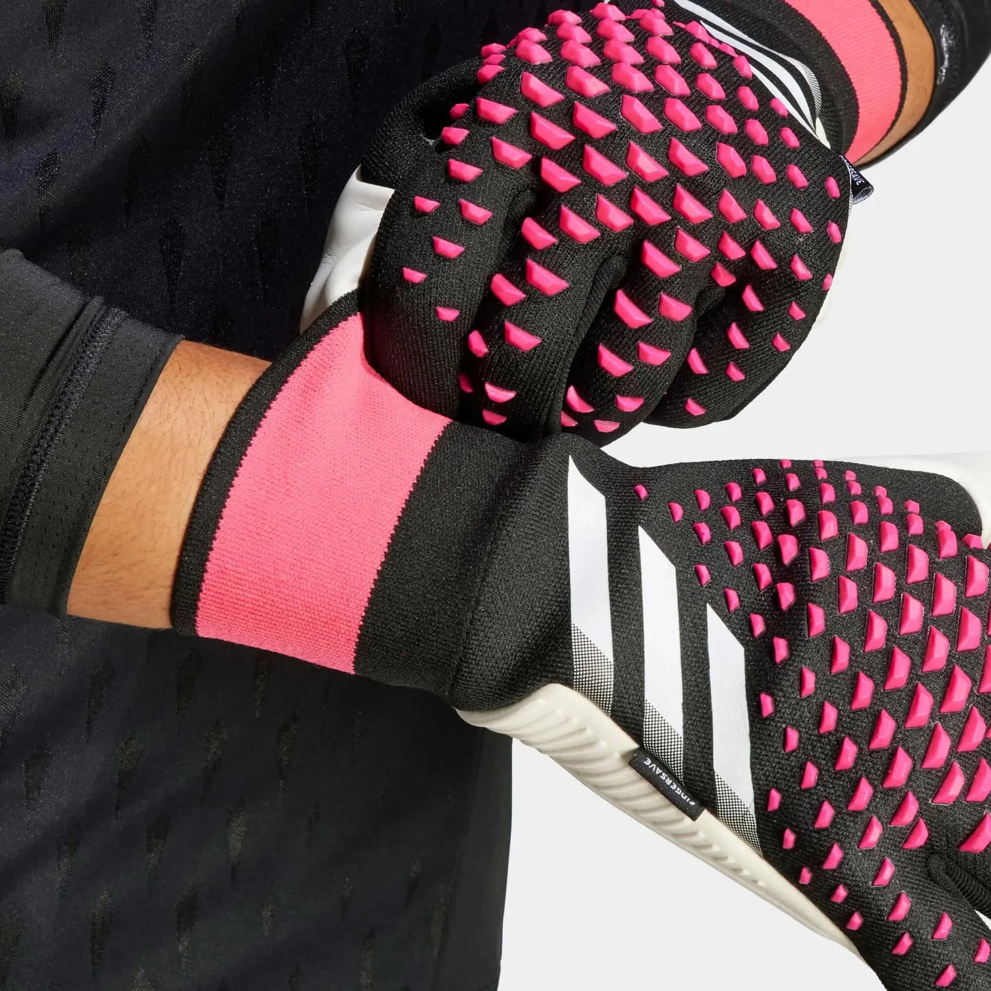 adidas Predator GL Pro Fingersave - Black - White - Pink - Image 4