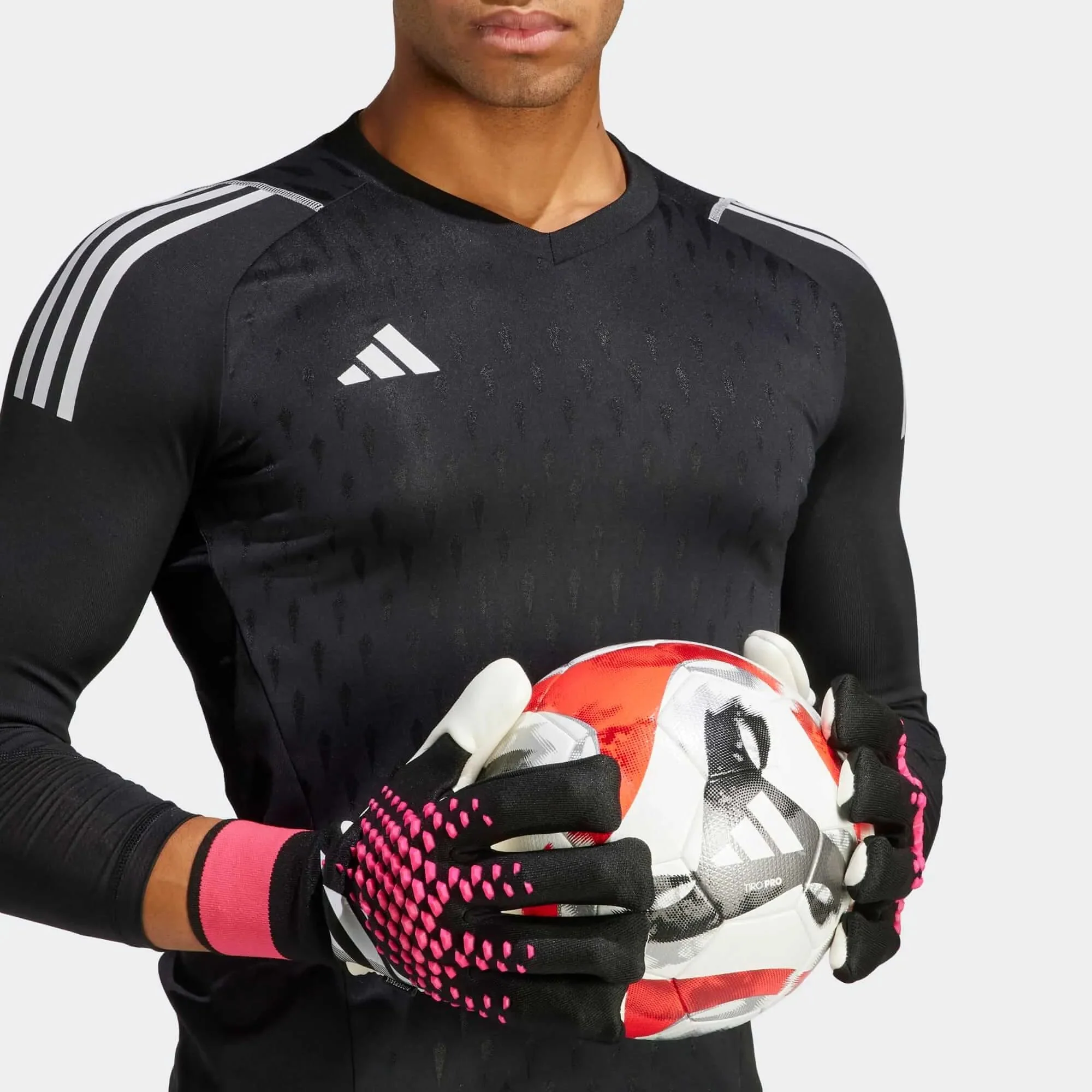adidas Predator GL Pro Fingersave - Black - White - Pink - Image 5