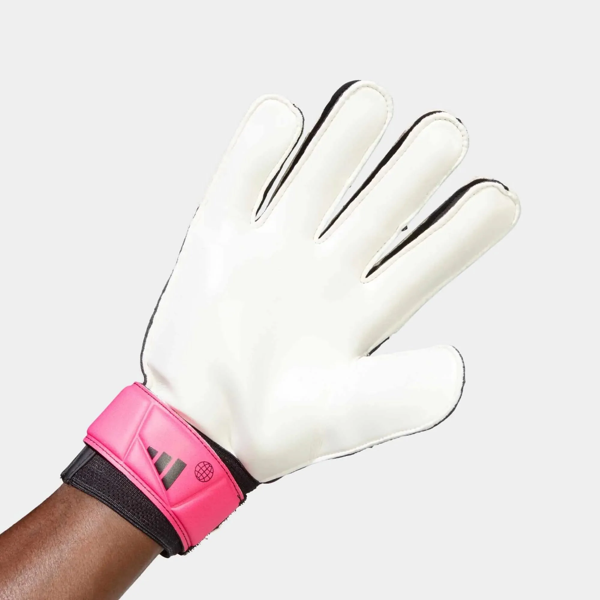 adidas Predator GL Training Goalkeeper Gloves - Black-White-Pink - Image 3
