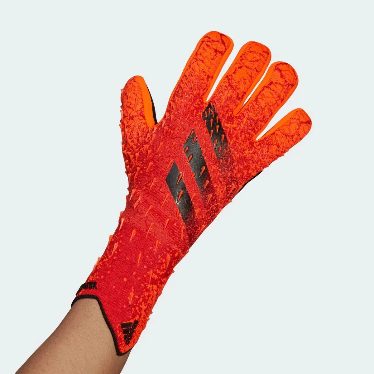 Adidas Predator Pro Goalkeeper Gloves - Solar Red-Black