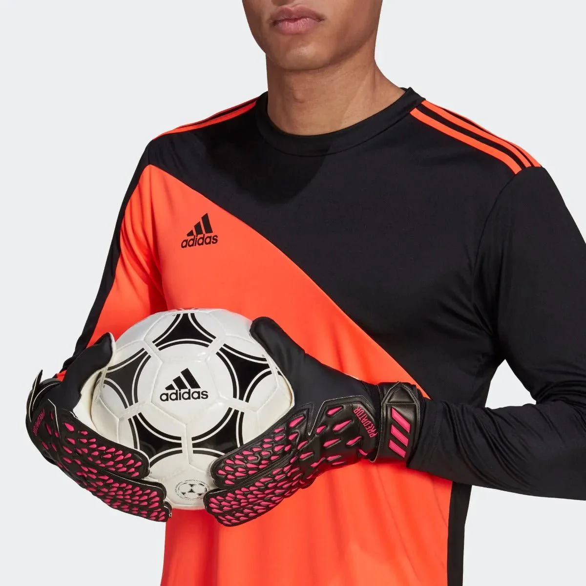 Adidas Predator Training Goalkeeper Gloves - Black-Pink - Image 4