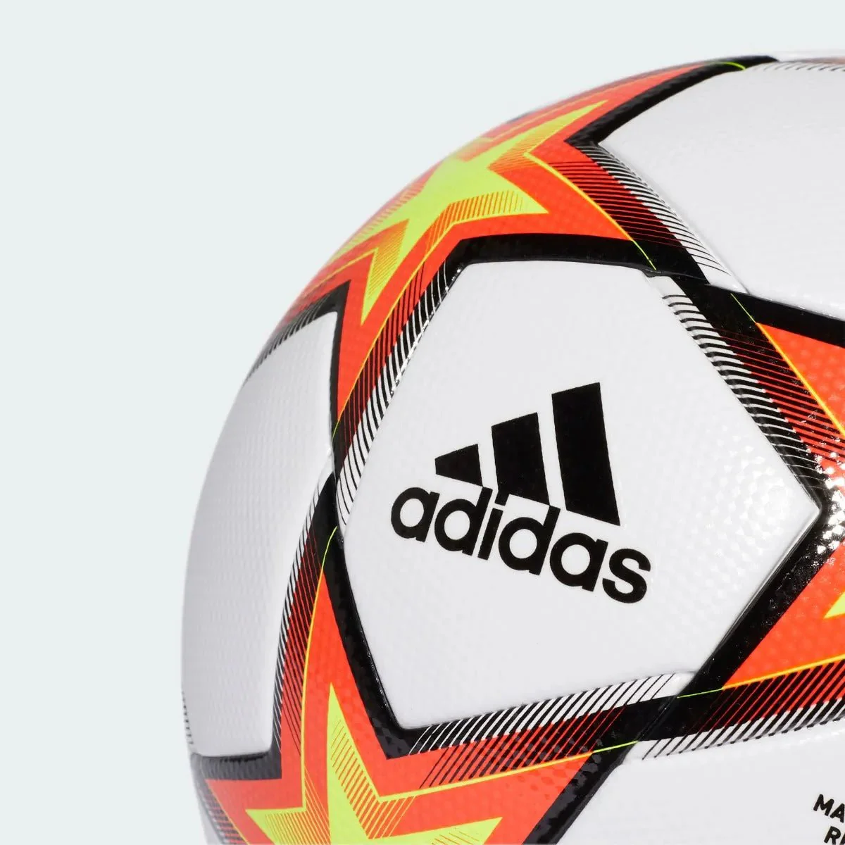 Adidas UCL League Pyrostorm Ball - White-Solar Red-Yellow - Image 2