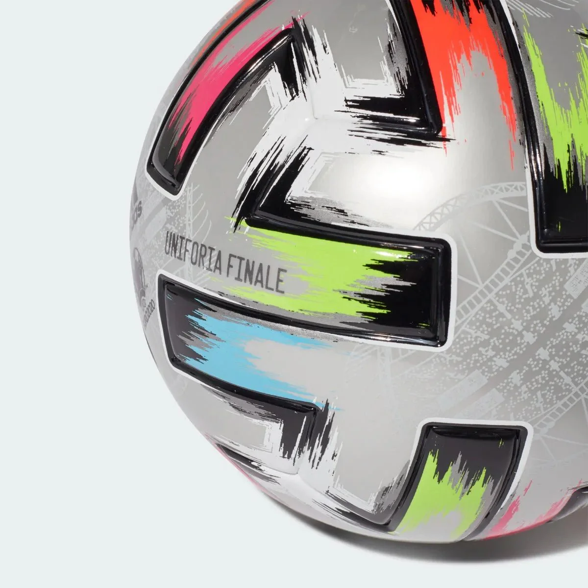 Adidas Uniforia Finale MINI Ball -  Silver-Black - Image 2