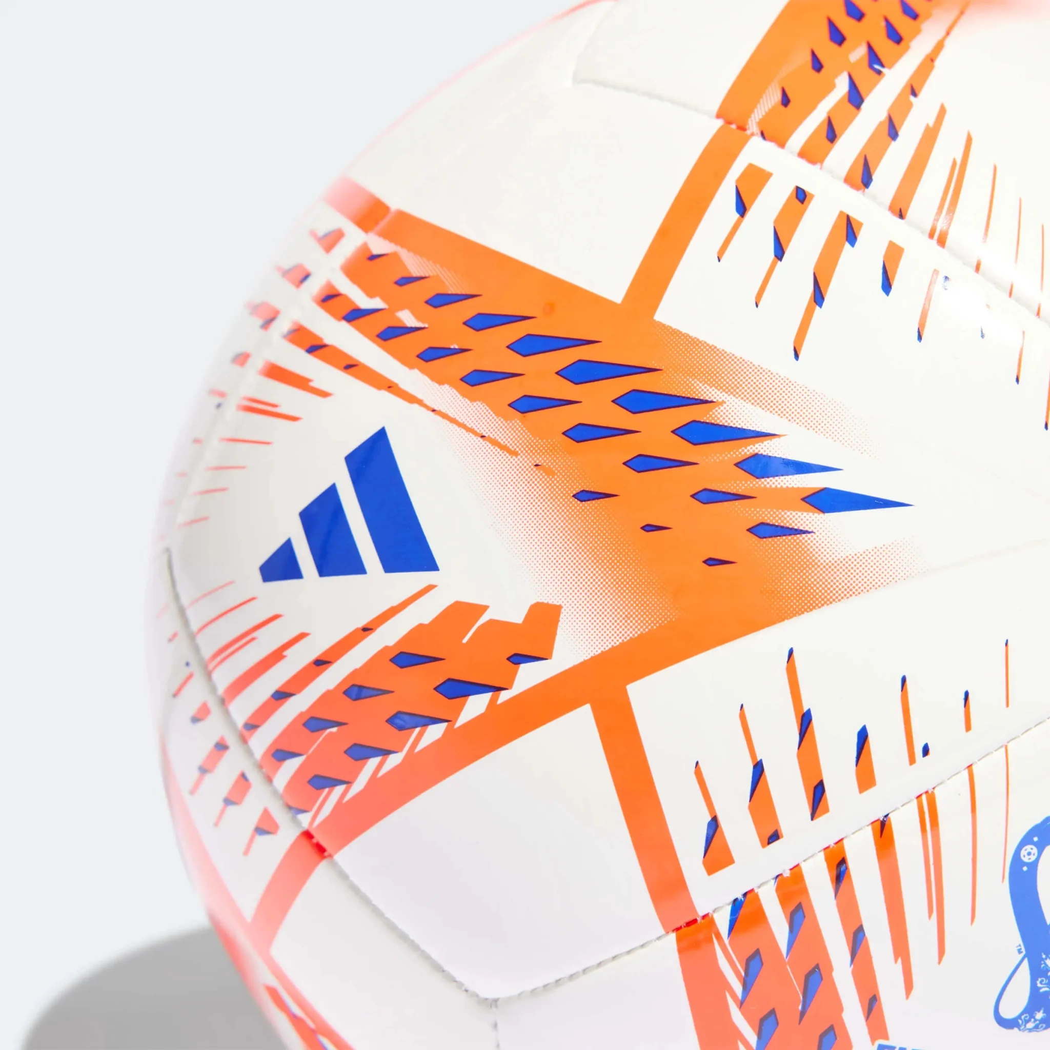 adidas WC22 Al Rihla Club Ball - White-Red - Image 3