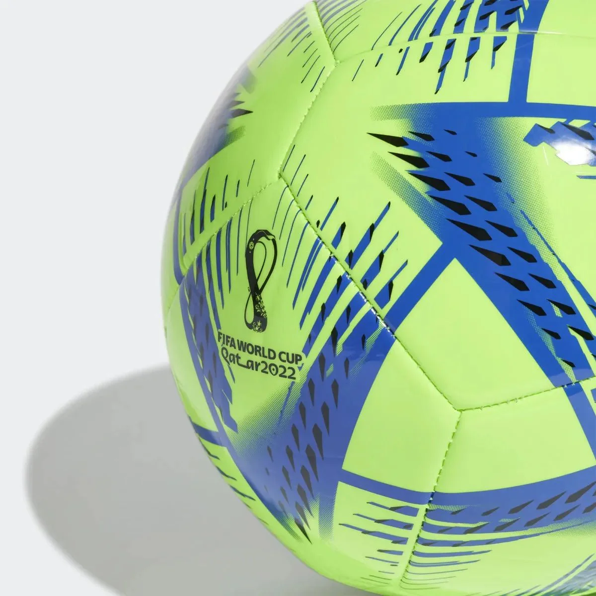 adidas World Cup 2022 Al Rihla Club Ball - Signal Green-Pantone-Black - Image 3