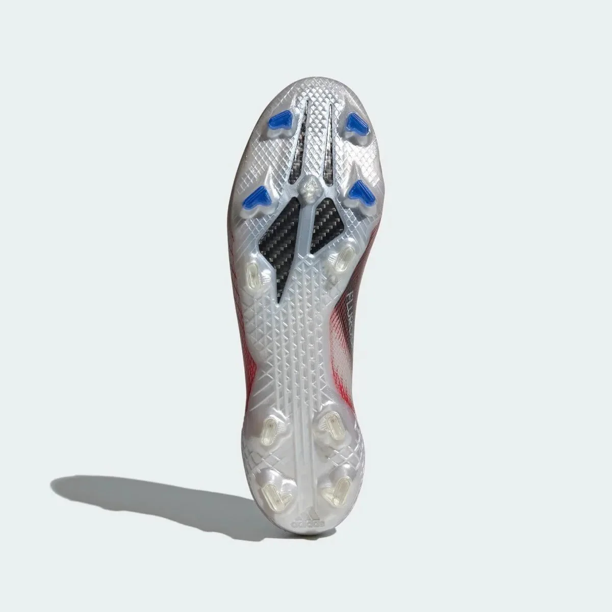 Adidas X Ghosted .1 FG - Silver Metallic-Red-Royal - Image 5