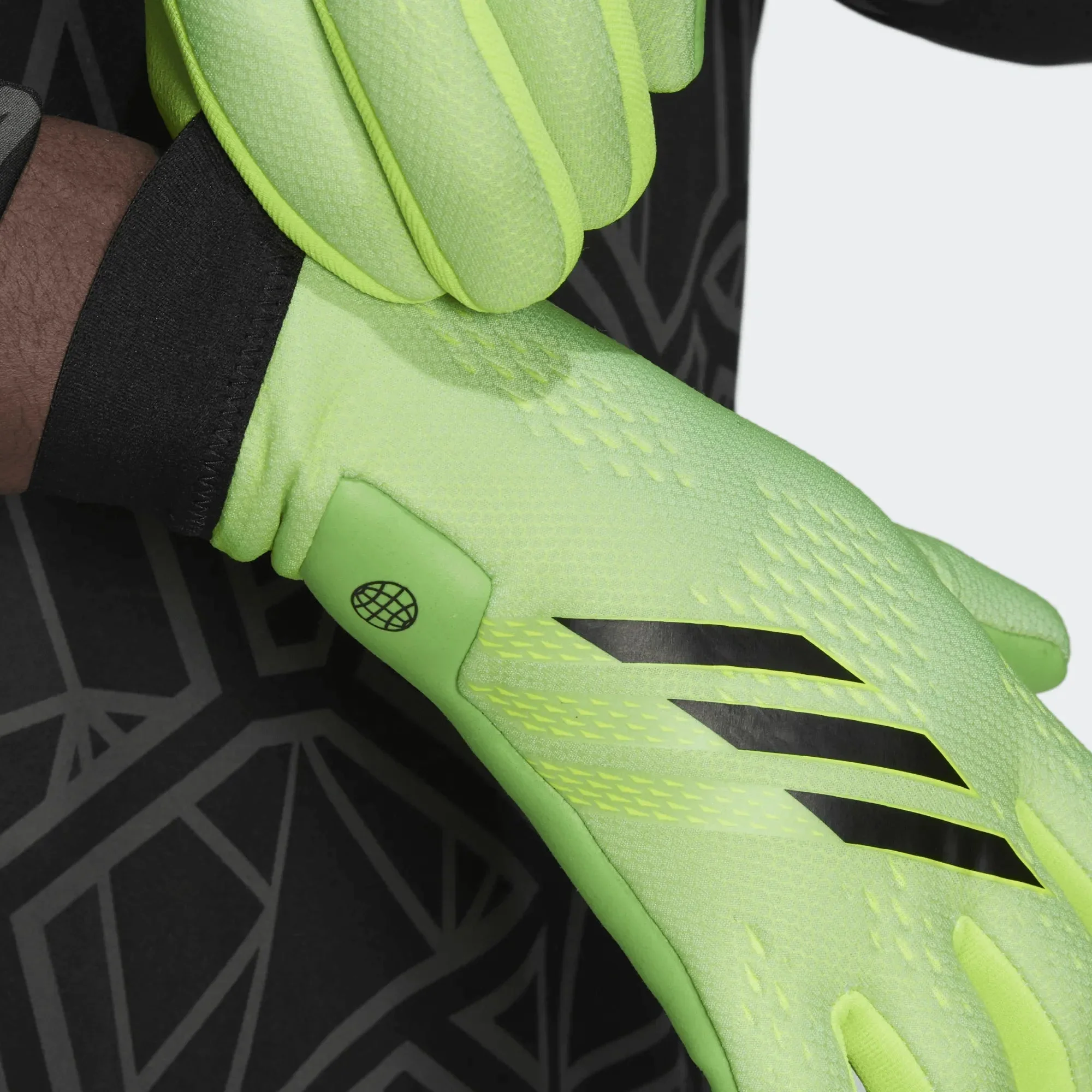 adidas X GL League Goalkeeper Glove Solar Green-Black - Image 4