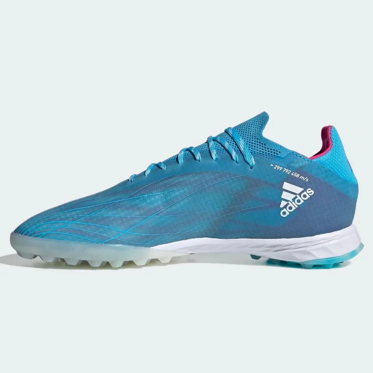 Adidas X Speedflow .1 TF - Sky Rush-Shock Pink - Image 2