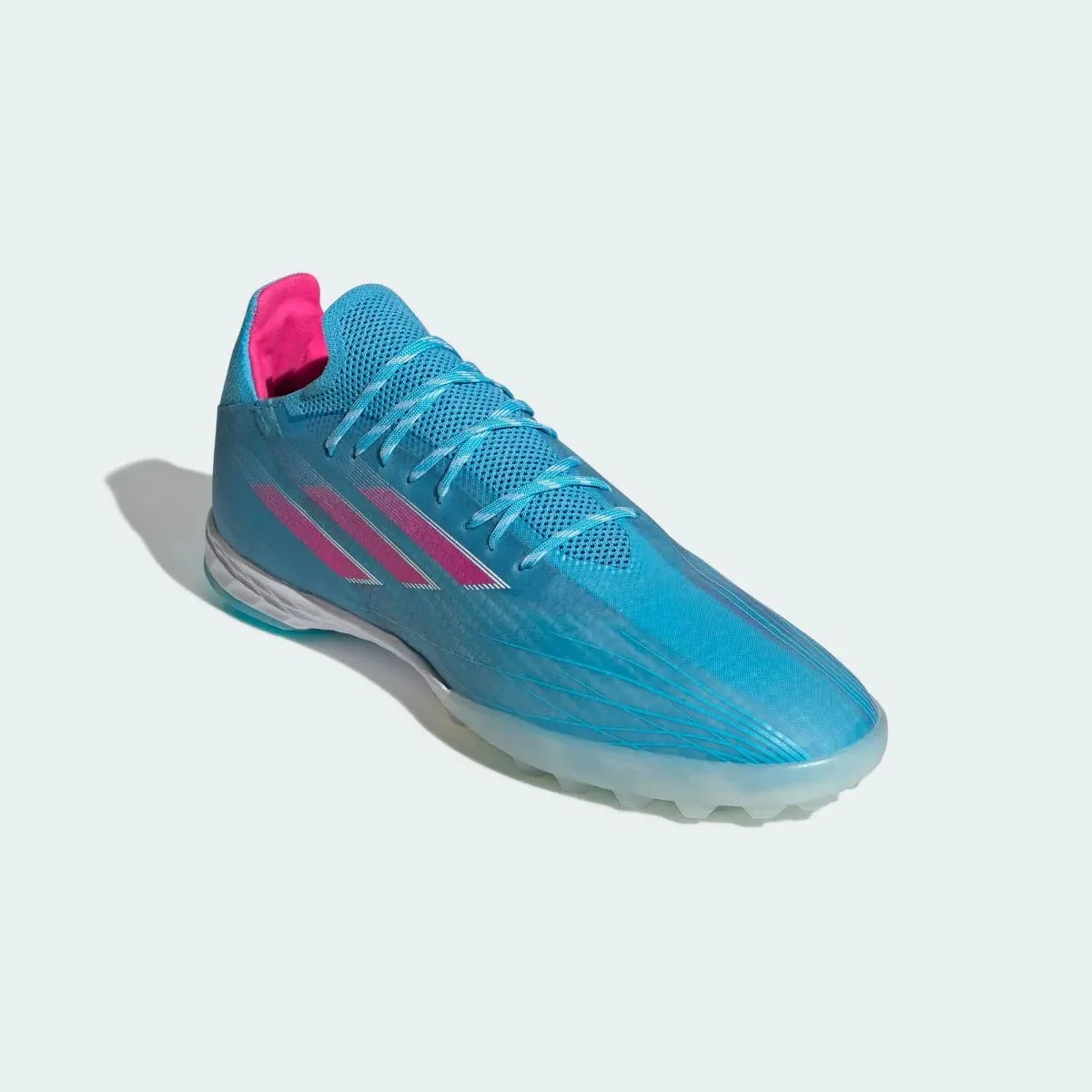 Adidas X Speedflow .1 TF - Sky Rush-Shock Pink - Image 3