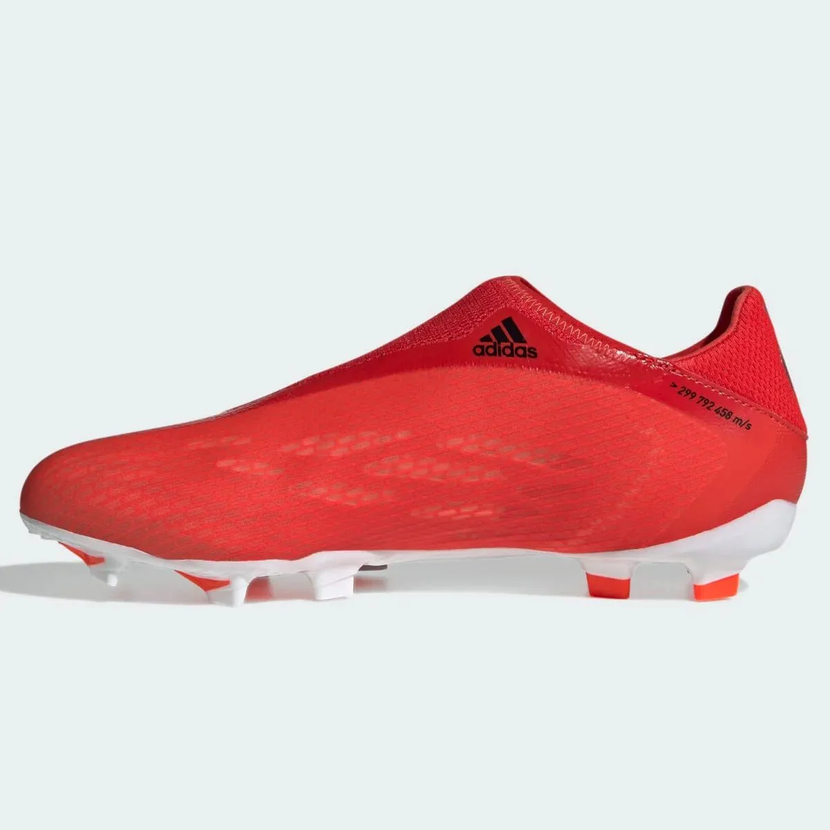 Adidas X Speedflow .3 Laceless FG - Red-Black - Image 2