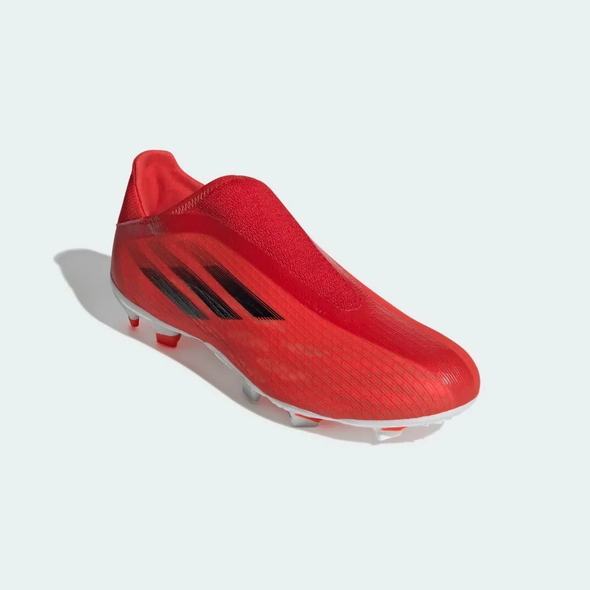 Adidas X Speedflow .3 Laceless FG - Red-Black - Image 3
