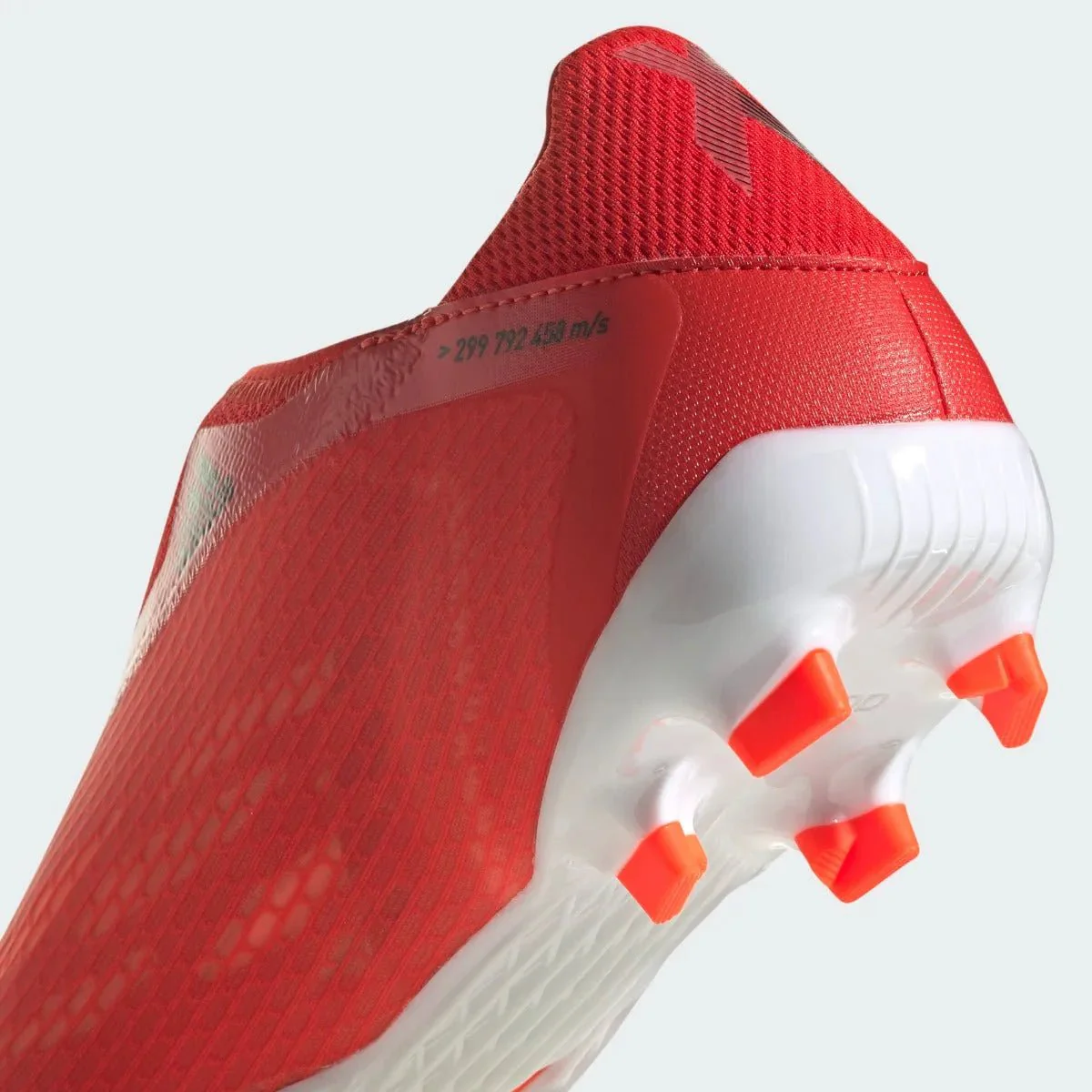 Adidas X Speedflow .3 Laceless FG - Red-Black - Image 8