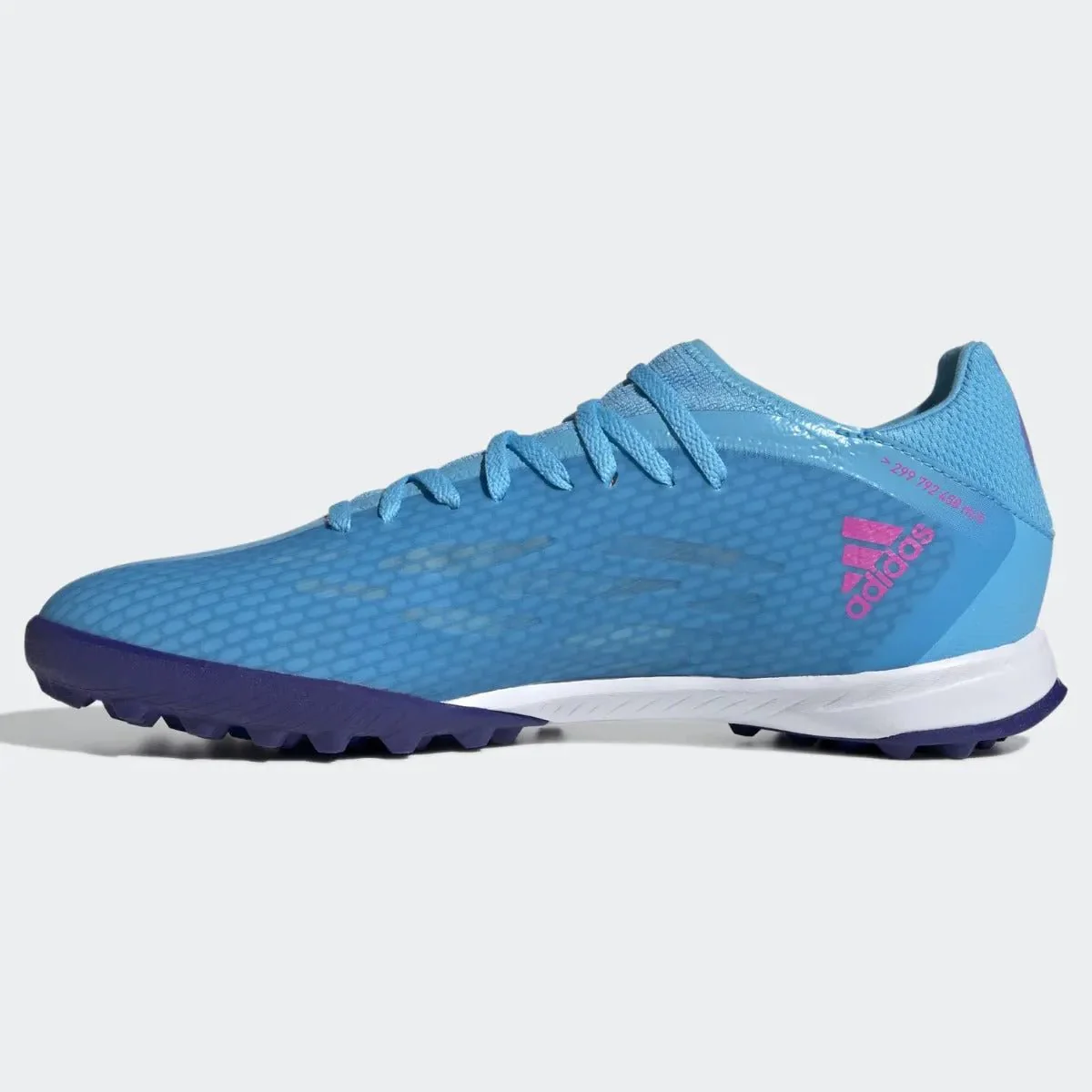 adidas X Speedflow .3 Turf - Sky Rush-Shock Pink - Image 2