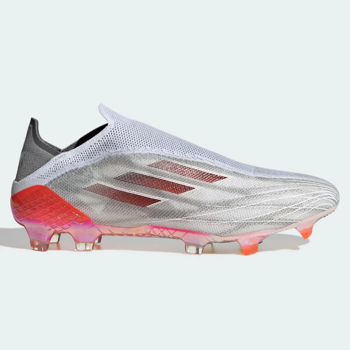 Adidas X Speedflow + FG - White-Iron Metallic
