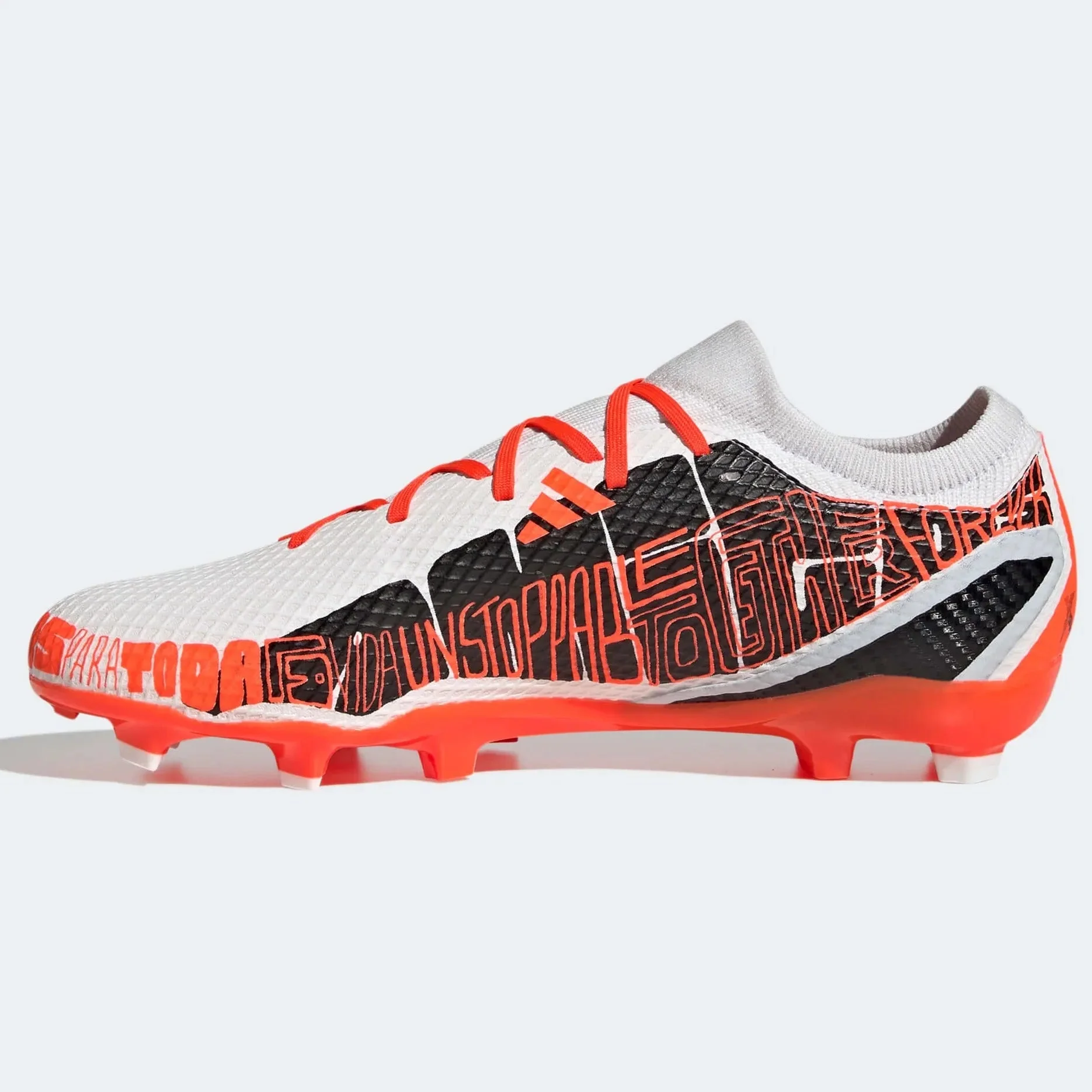 adidas X Speedportal Messi.3 FG - White-Solar Red - Image 2