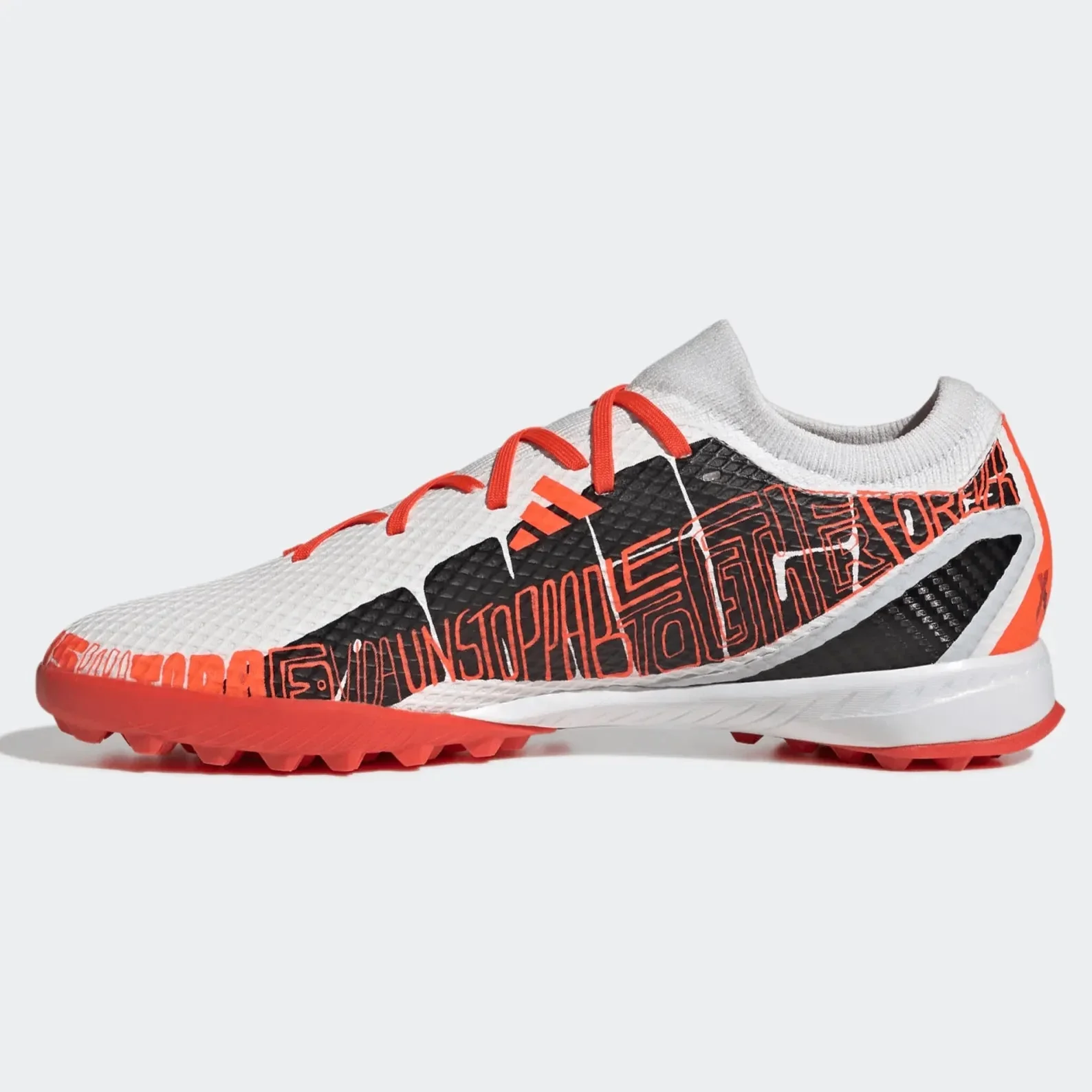 adidas X SpeedPortal Messi .3 Turf - White-Black-Solar Red - Image 2