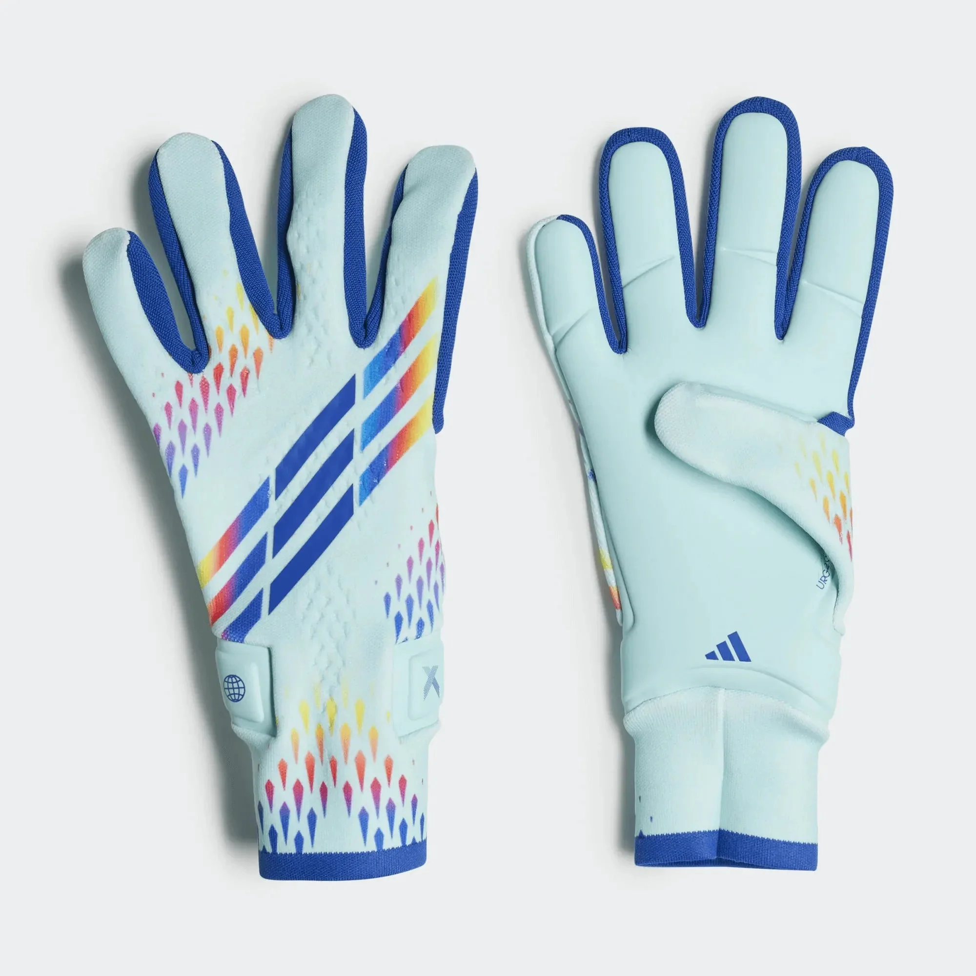 adidas X Speedportal Pro Goalkeeper Gloves - Aqua-Blue