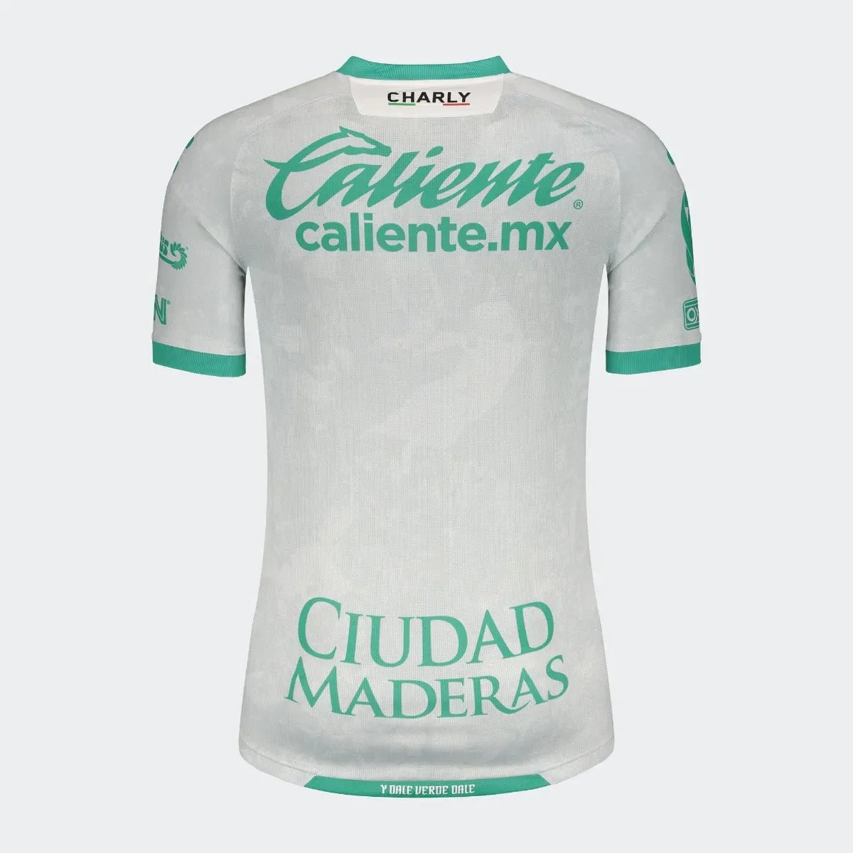 Charly 2021-22 Leon Away Jersey - White-Green - Image 2