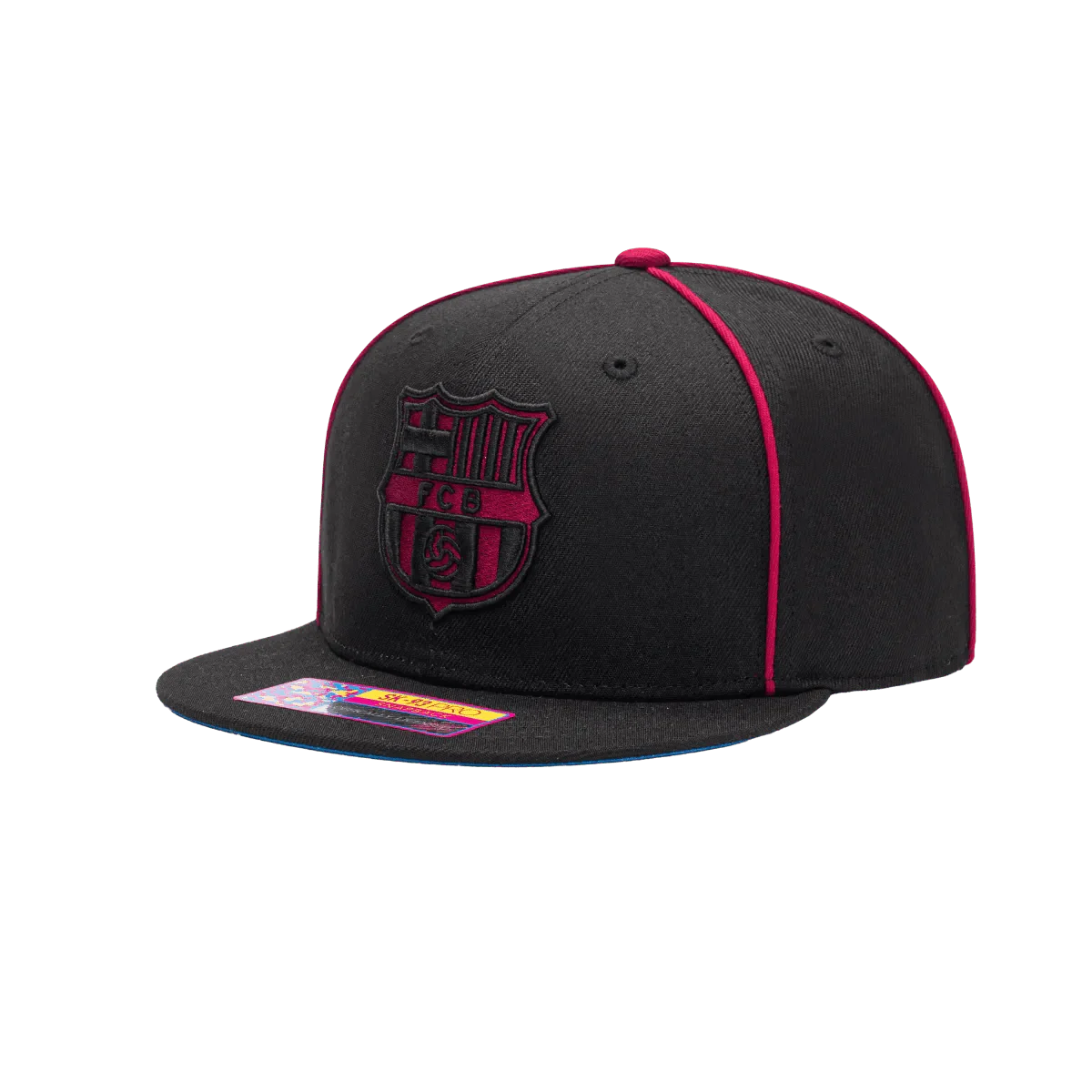 Fan Ink Collection Barcelona Cali Night Snapback Hat - Black - Image 3
