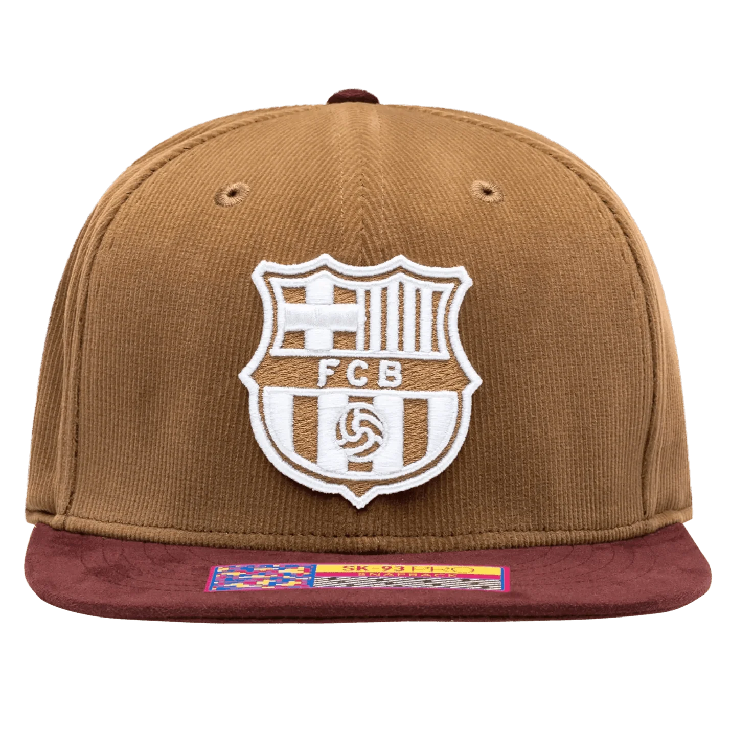 Fan Ink Collection Barcelona Cognac Snapback Hat